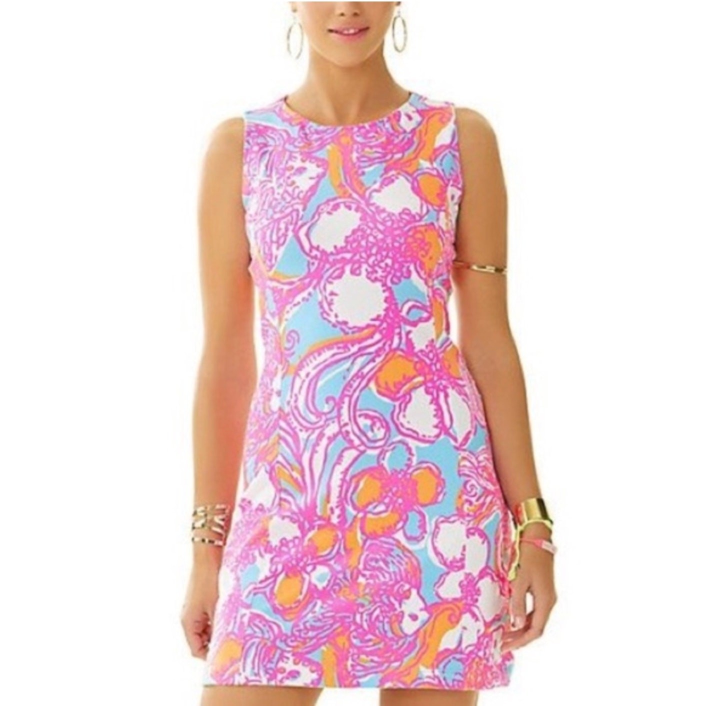 LILY PULITZER Feeling Tanked Whiting Shift Dress Size Women’s XS