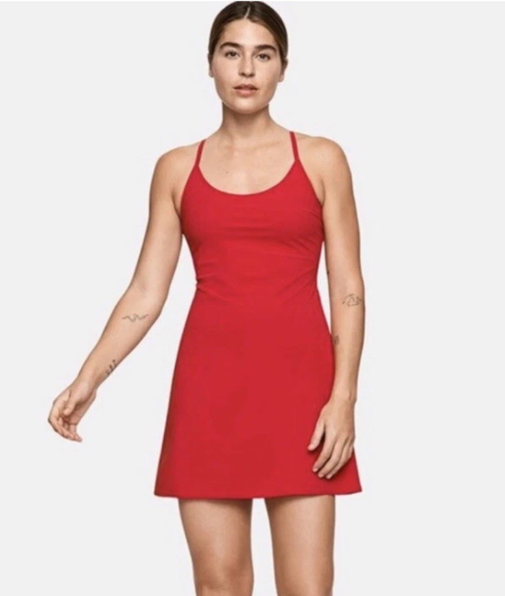 Outdoor Voices The Exercise Dress Womens Medium Athletic Tank Pockets Workout Gy