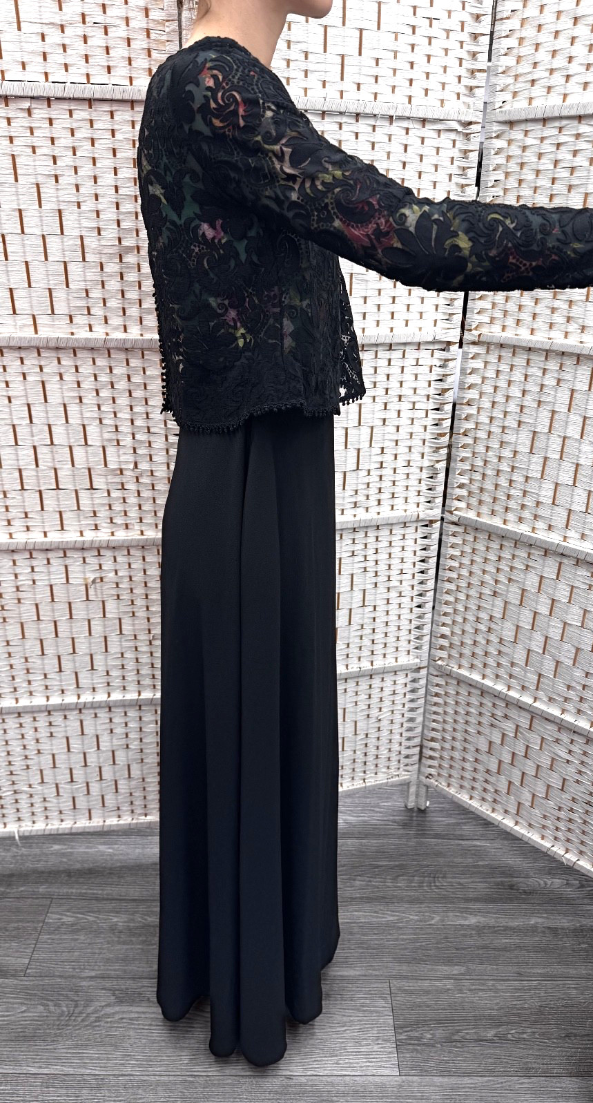 Michal Negrin Elegant Full length Floral dress Size – 38 – NWT
