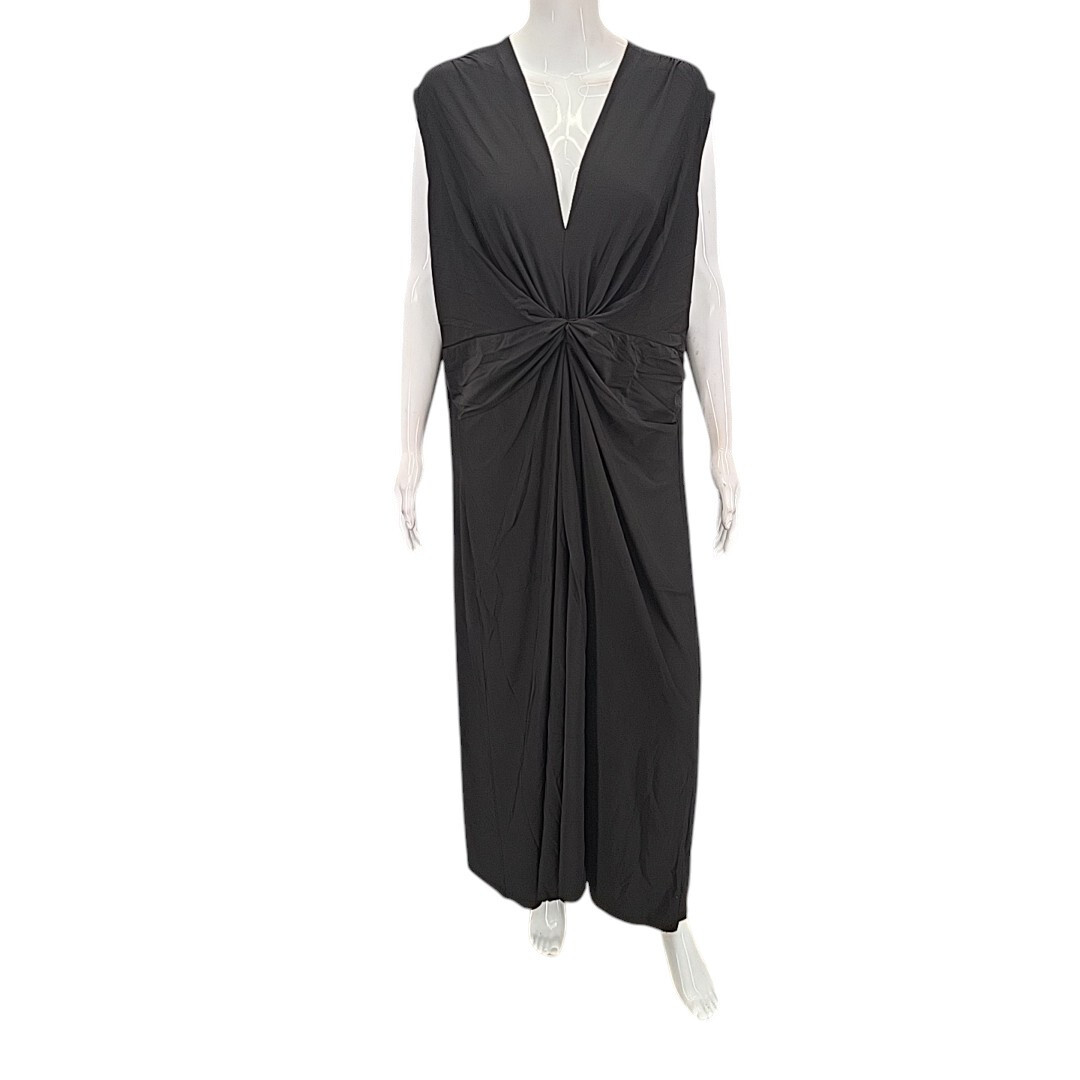 IMAN Global Chic Luxury Elegant Weekend Dinner Party Maxi Dress 3X Plus Size