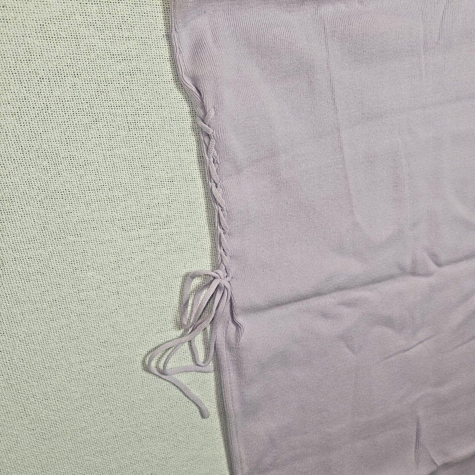 Future Collective Lavender Midi Sweater Dress Sleeveless ~ Women’s ~ Sz: 1X