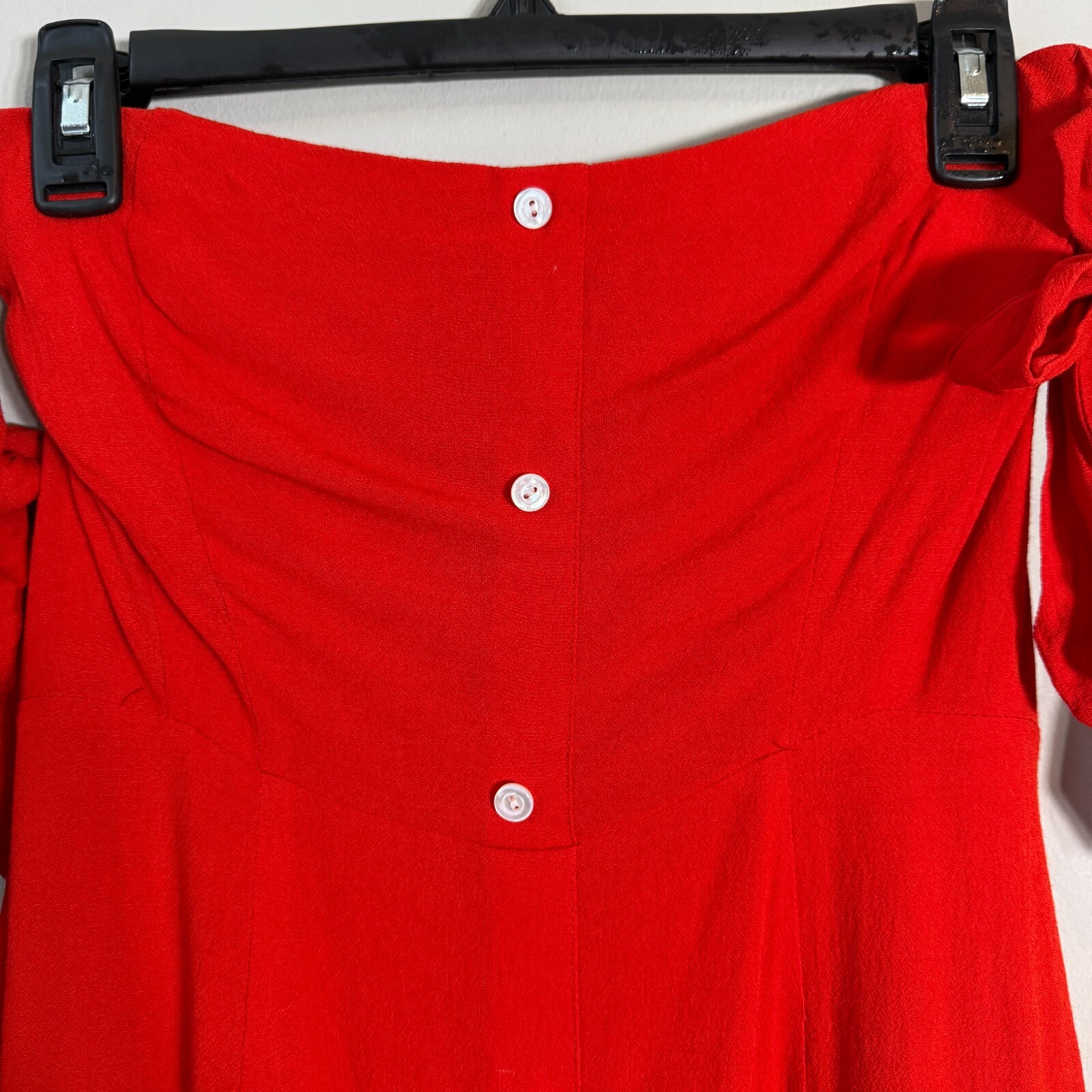 Capulet Giulia Off the Shoulder Mini Dress Womens Small Cherry Red Revolve Party