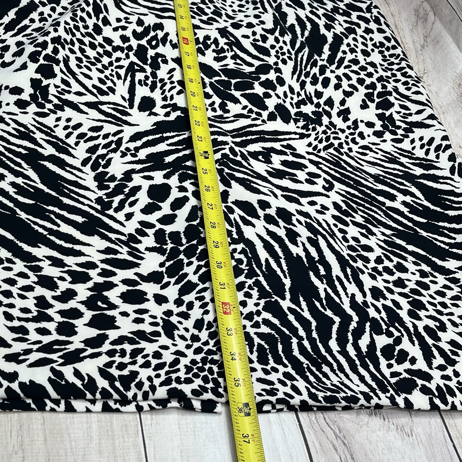 Sergio Hudson by Target Bustier Sleeveless Sexy Midi Dress Zebra Print Size 1X