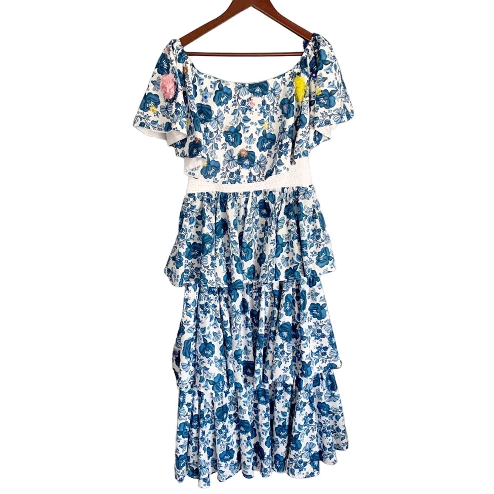 All Things Mochi Barta Midi Dress Excellent Pre-Loved Condition Small