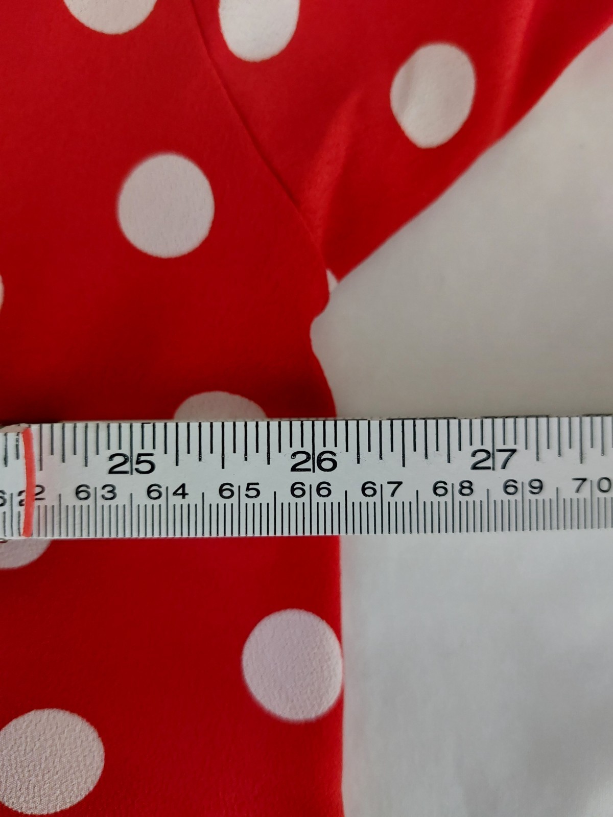 Manon Baptiste Red White Polka Dot Wrap Dress UK 20 EU48 Tie Belt Midi