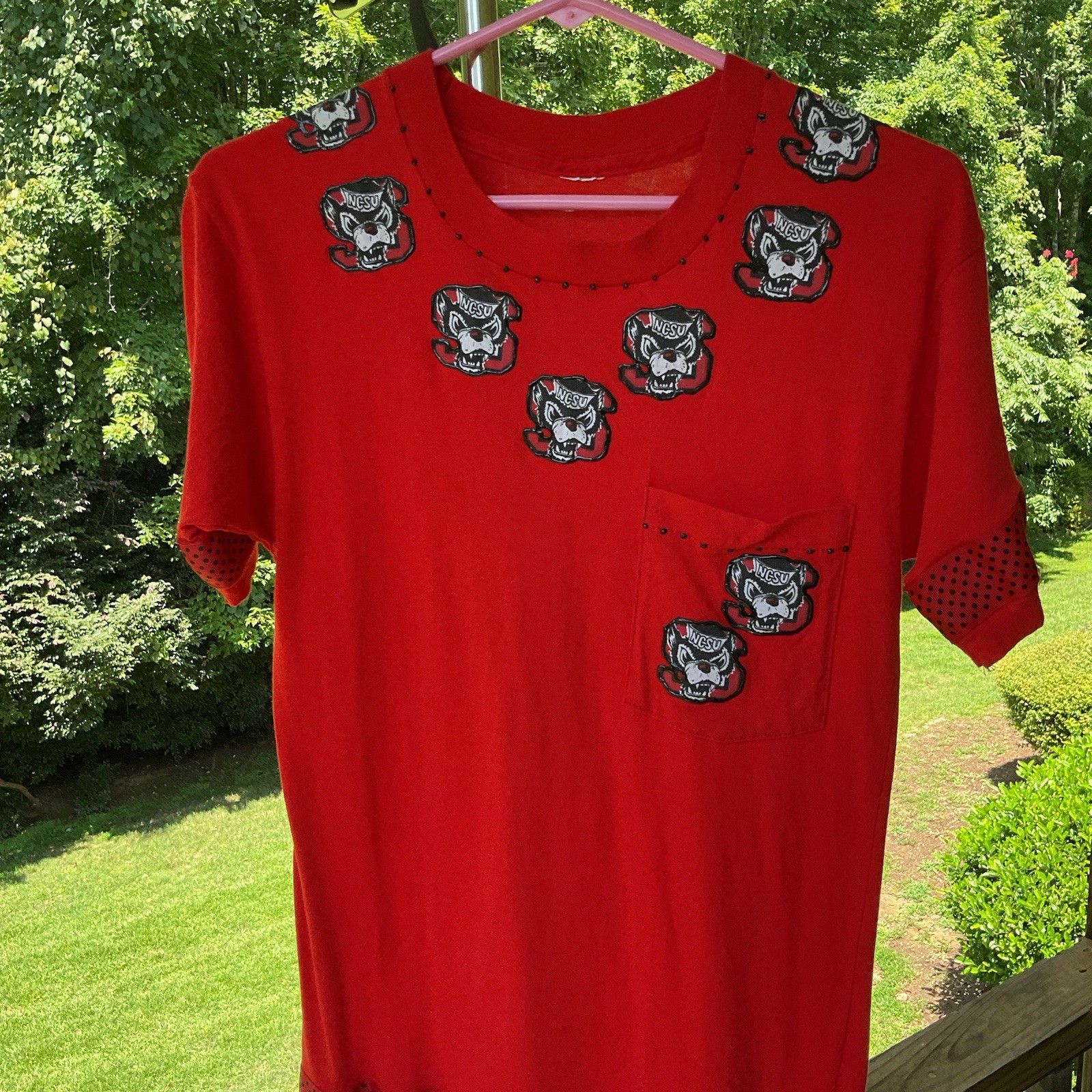 NC State Wolfpack Mini Dress Wmn College Student Gameday Cotton Handmade NCSU