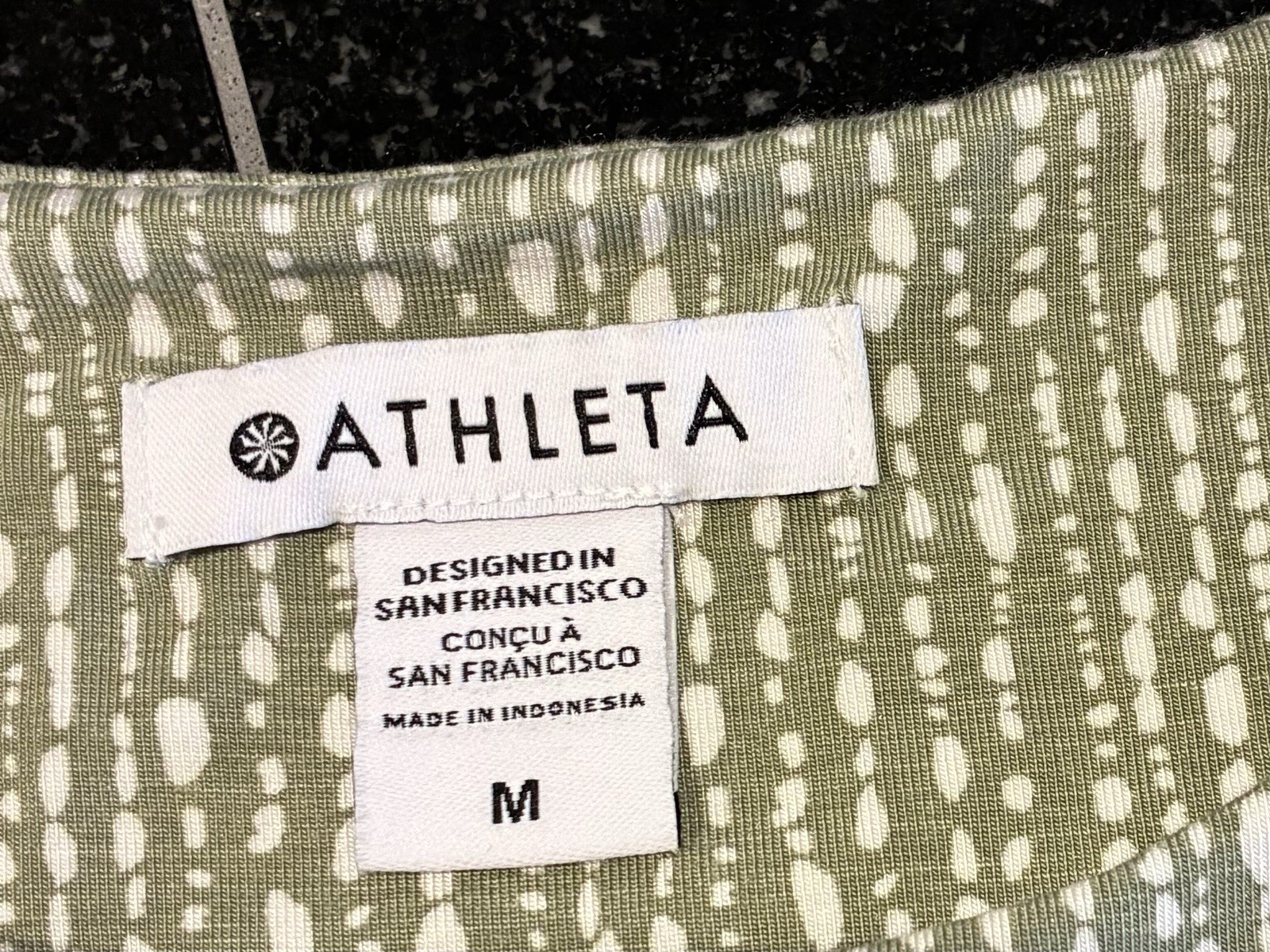 Athleta Santorini Thera Dress Mid Thigh Length Eucalyptus SZ.med