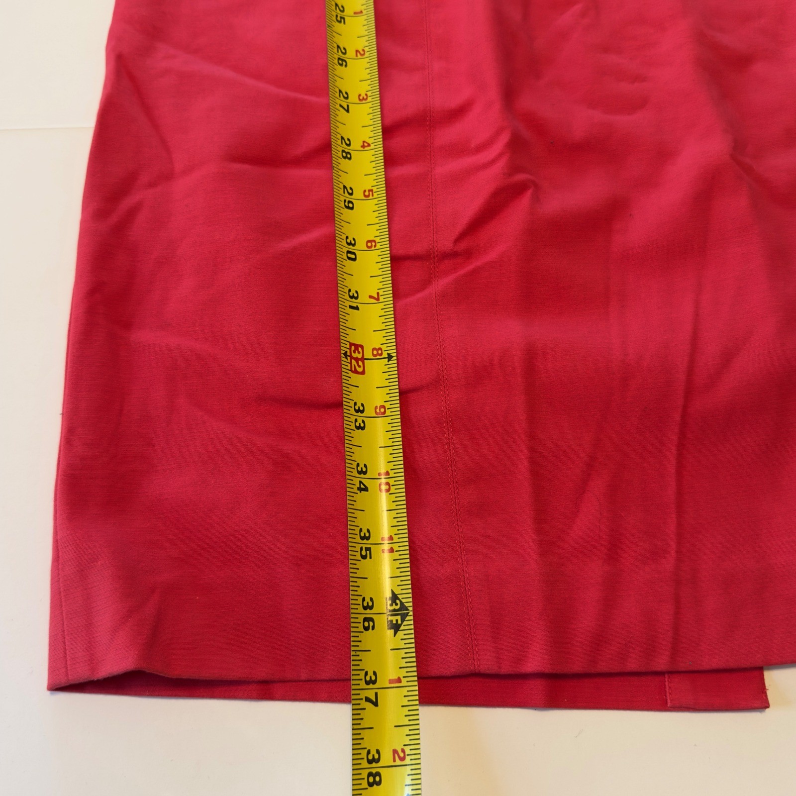 Lauren Ralph Lauren Red Pink Sleeveless Sheath Dress Gold Zip Size 14
