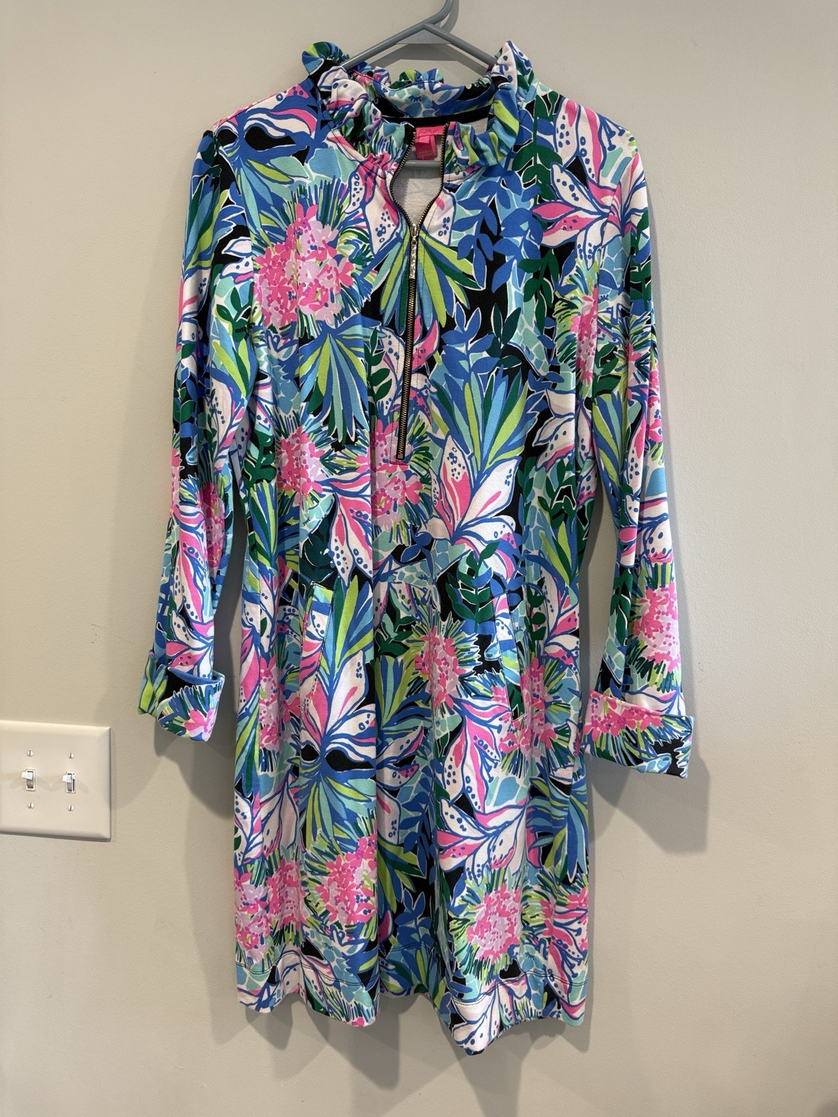 Lilly Pulitzer Skipper Popover dress Soft Thick Fabric Comfortable Classic XL