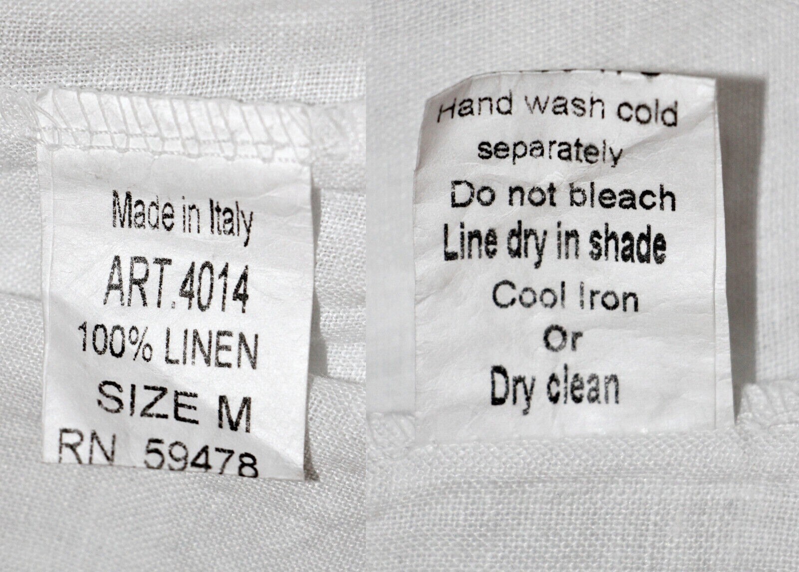Valentina Naldi 100% Linen Crochet Trim Tiered Summer Dress sz M Made in Italy