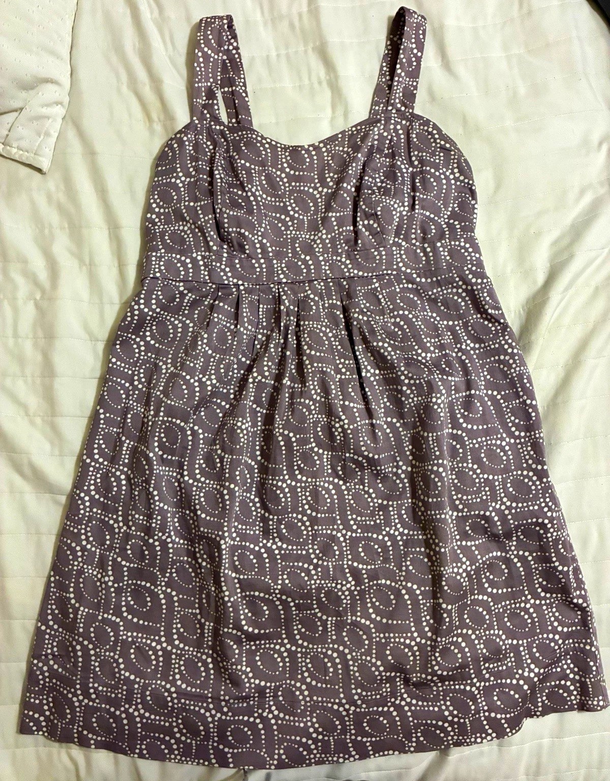 Motherhood Maternity Gray & White Geometric Strappy Summer Sundress Stretchy XL