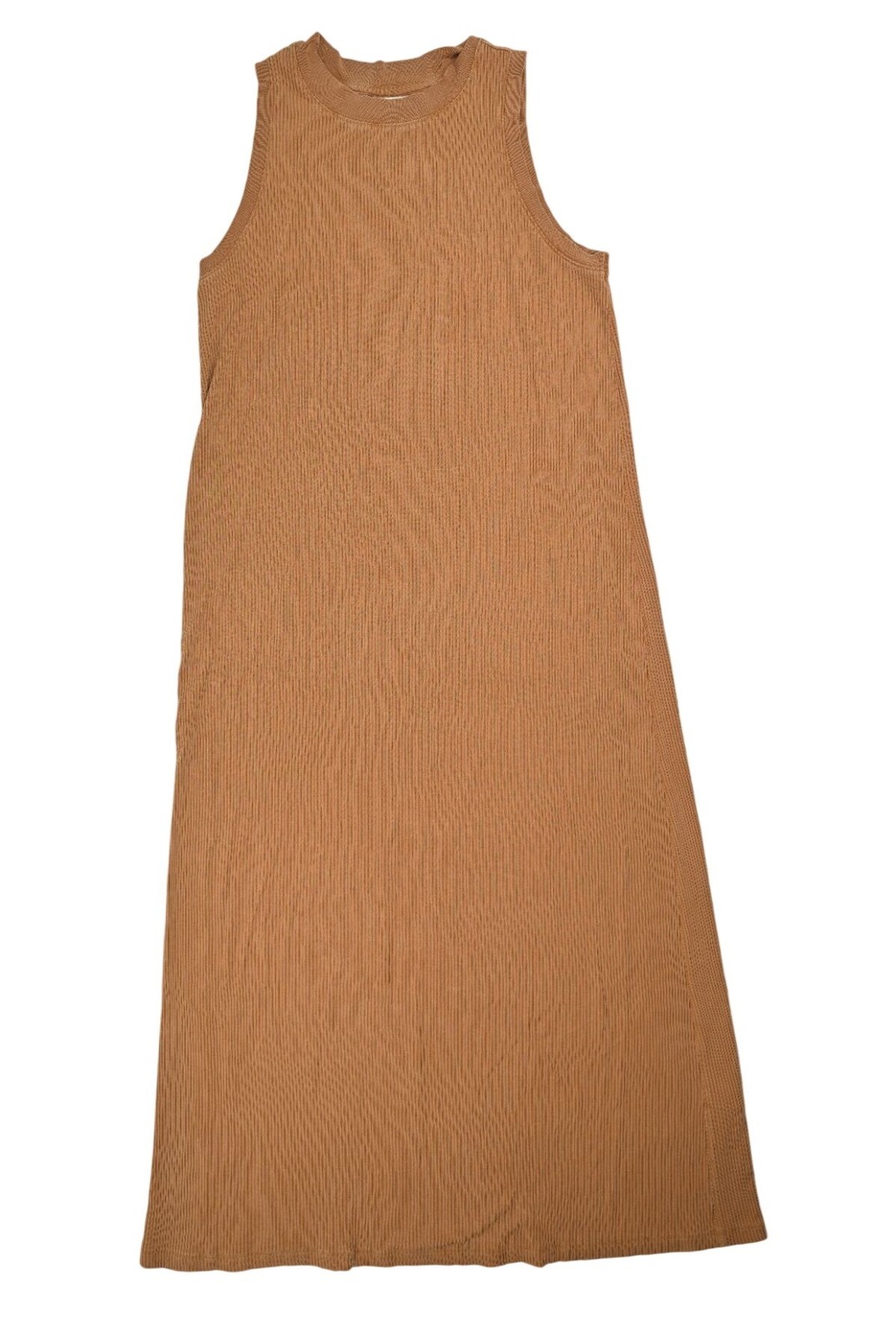 Richer Poorer Vintage Column Rib Dress in Brown