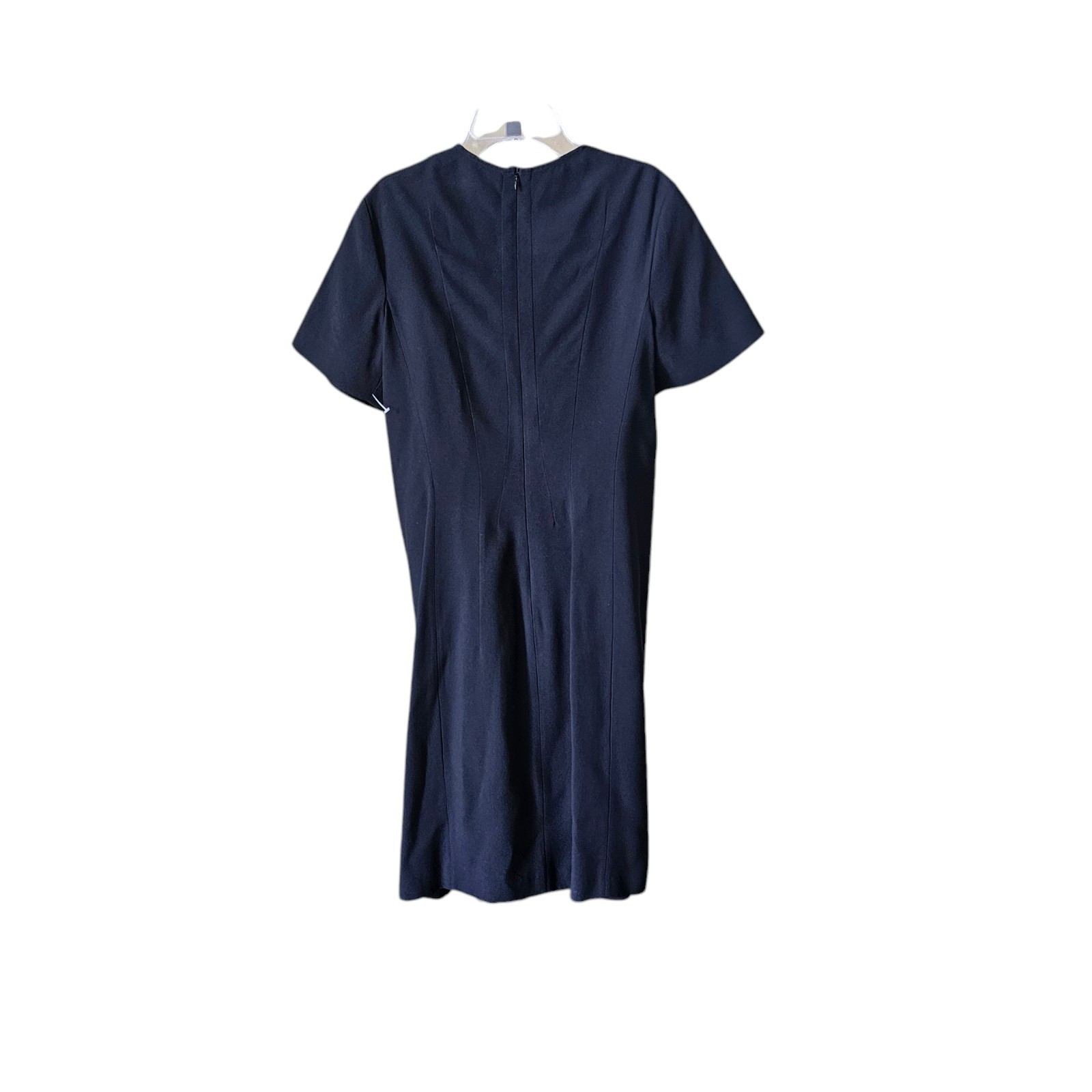 Cedric Charlier Mid-Length Dress With Pleated Panel Size 8