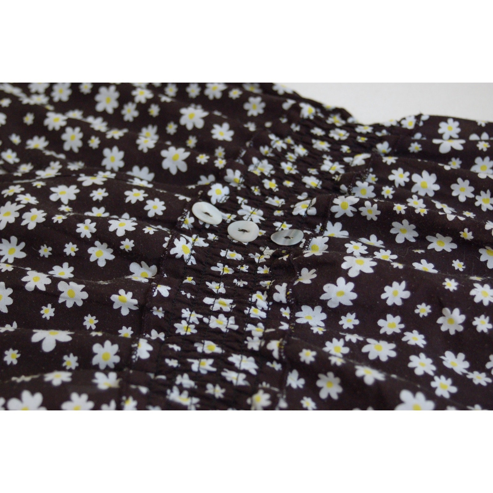 Charlotte Russe Black Daisy Dress Ruffle Tiered Midi M Cottagecore 90s Grunge