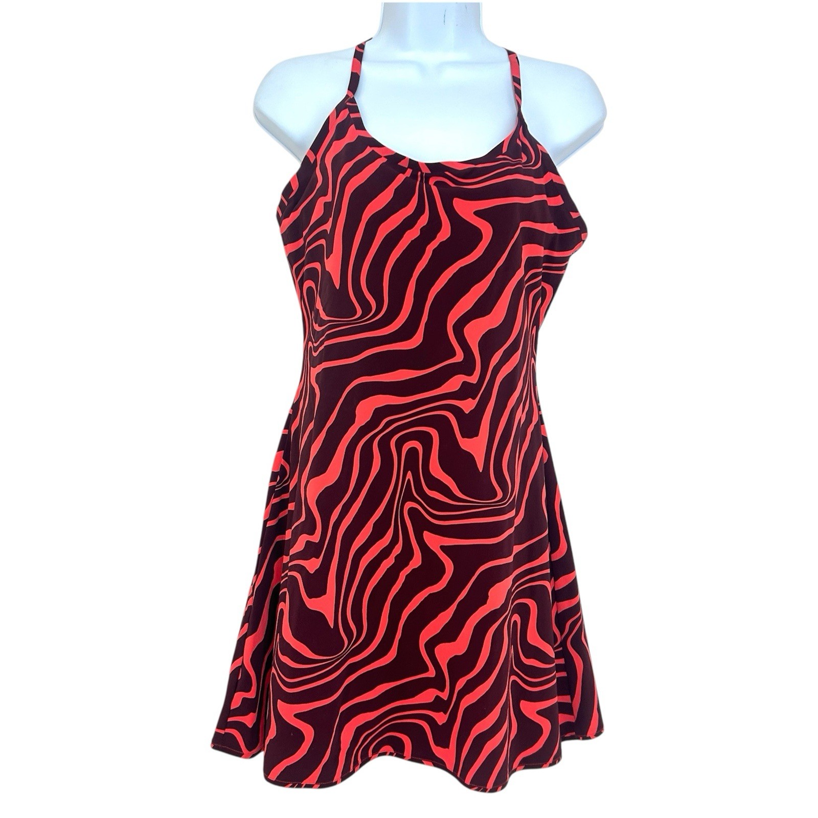 Outdoor Voices The Exercise Dress Size M Poppy Swirl Activewear Tennis