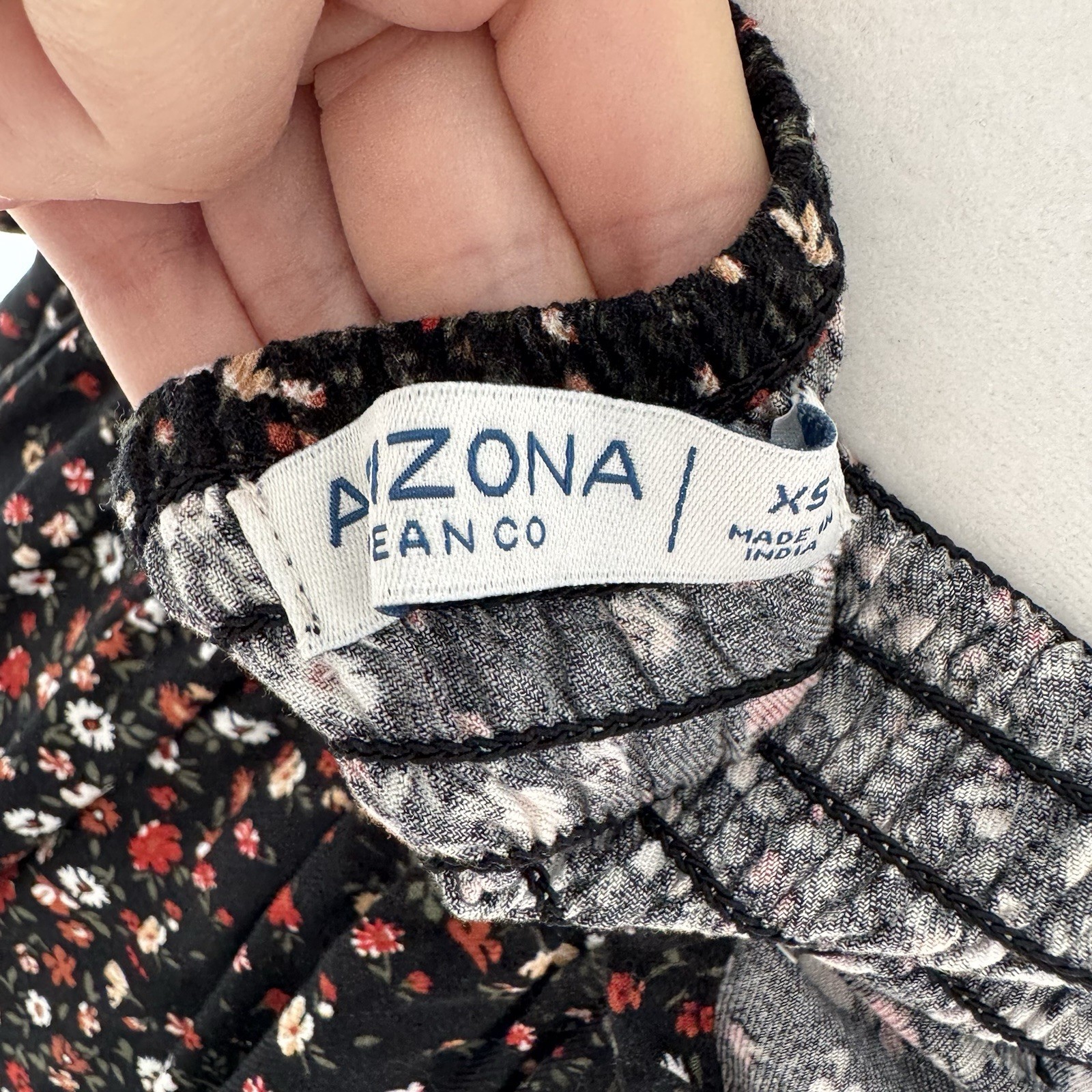 Arizona Jean & Co Mini Floral Print Dress Women’s XS NEW Boho Festival Cowgirl