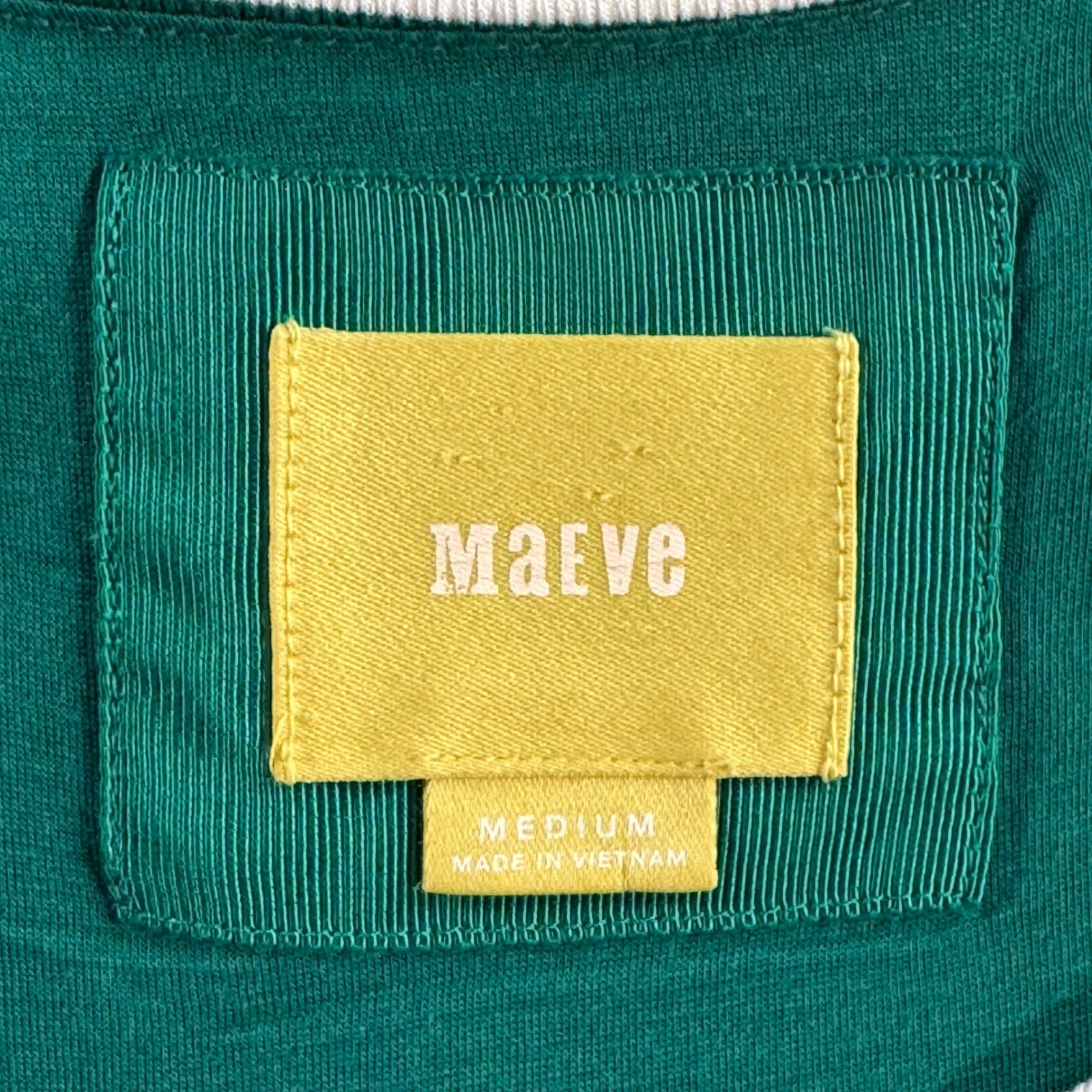 Maeve Anthropologie Size M Cameron Green Striped Asymmetric Hem Midi Dress
