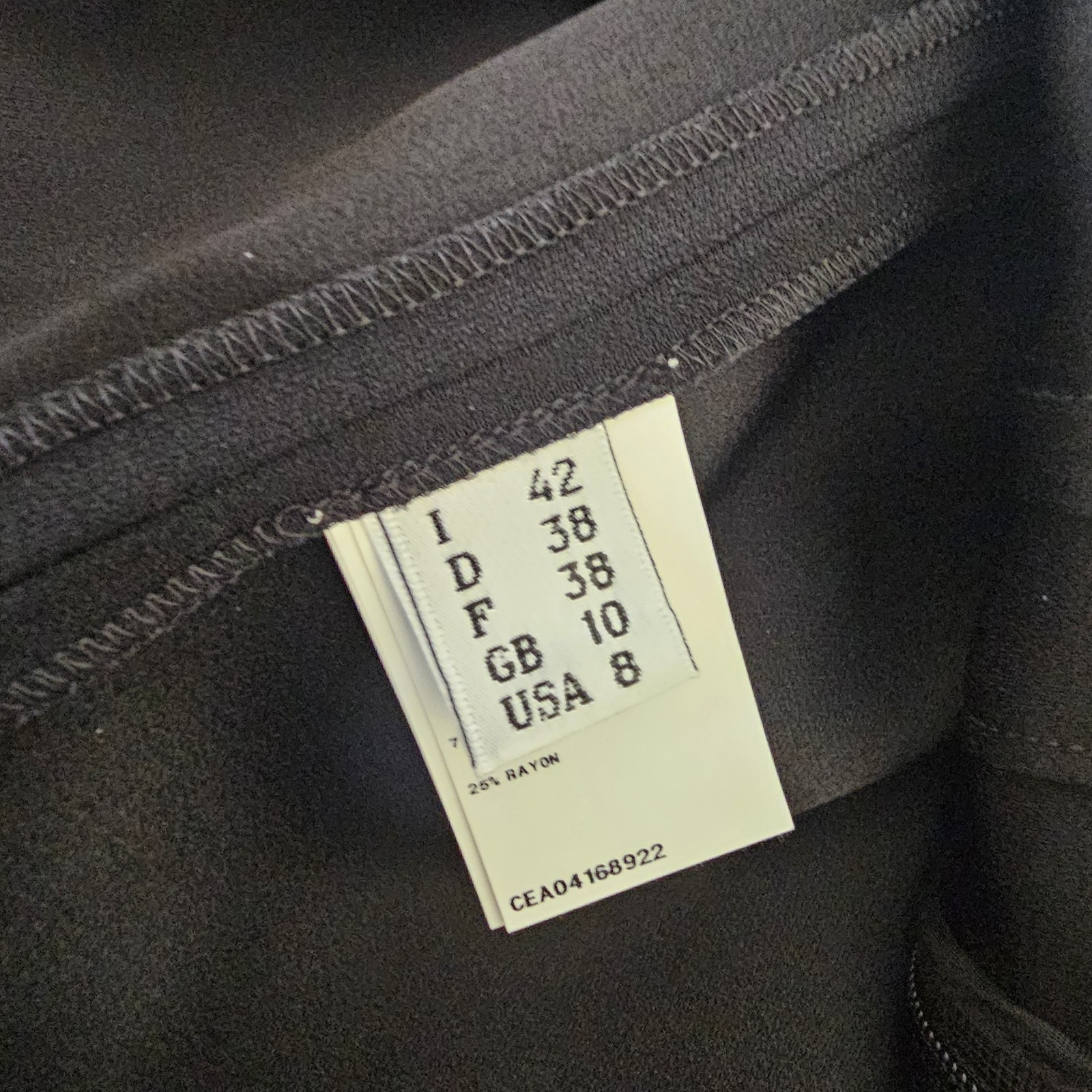 Cedric Charlier Mid-Length Dress With Pleated Panel Size 8
