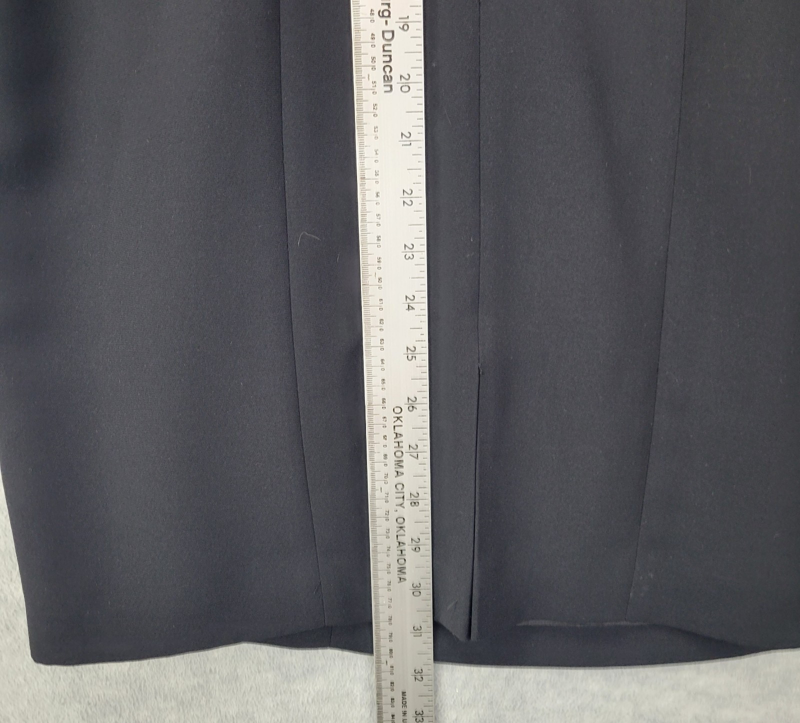 Amanda Smith Dress Lined Black Sheath Knee Length Lattice Back Women’s Size 12