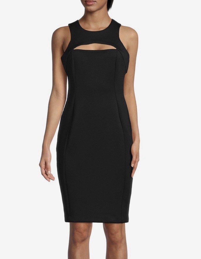 Calvin Klein Women’s Sleeveless black sheath dress Size 12
