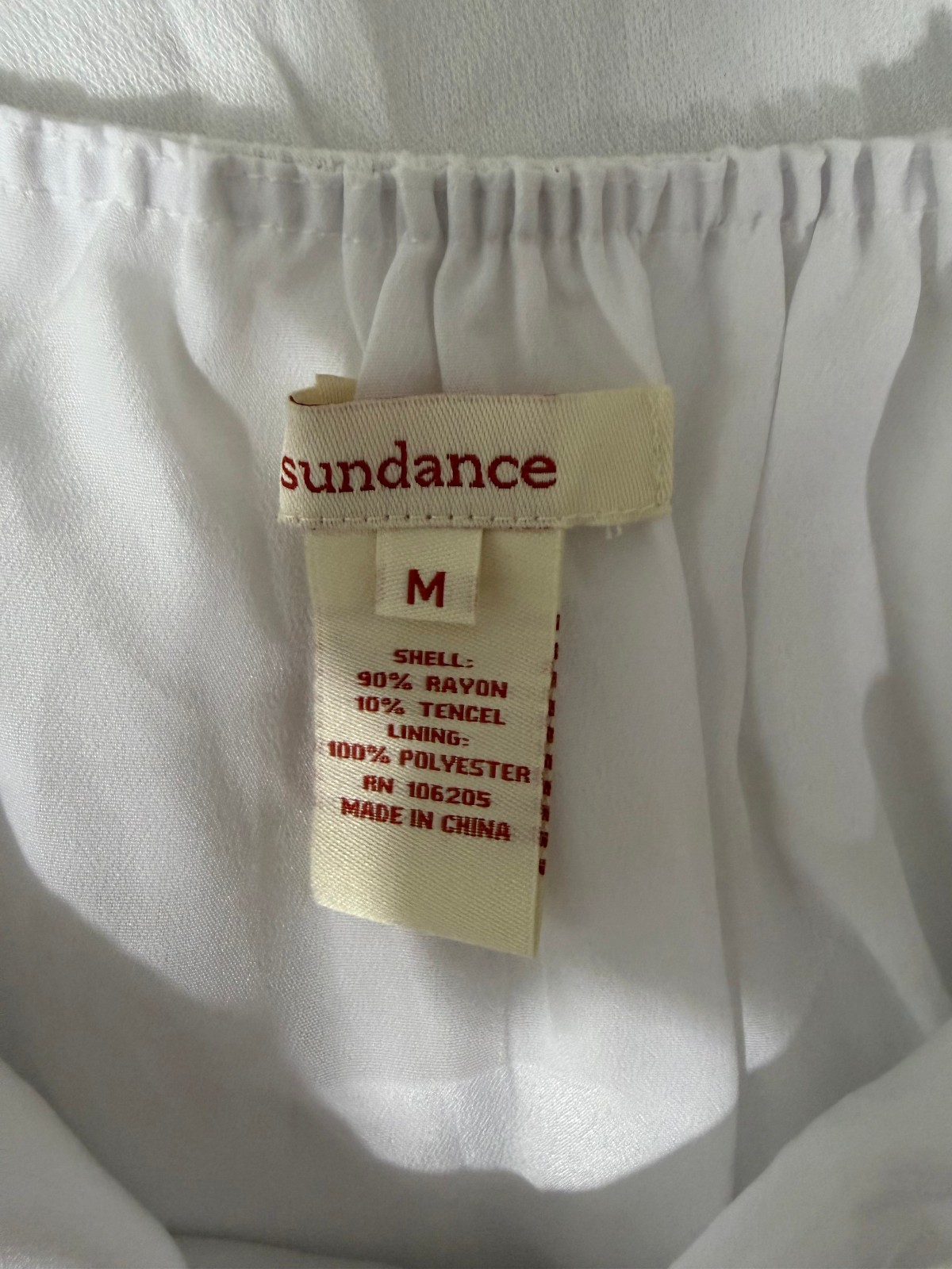 Sundance White assymetrical hem midi sundress tank adjustable straps M