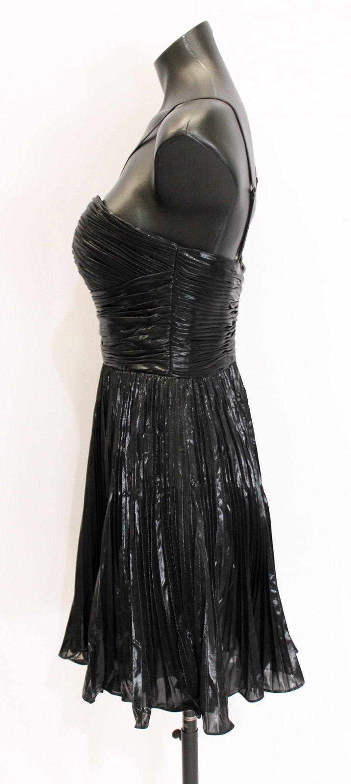 Stacees Women’s A-Line Short Mini Pleated Homecoming Dress LB3 Black Size 6