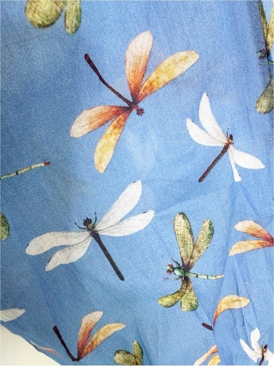 NEW OLIVIA BY LIVRO Cotton Cin Cin Mini Dress Dragonflies XS retail $375