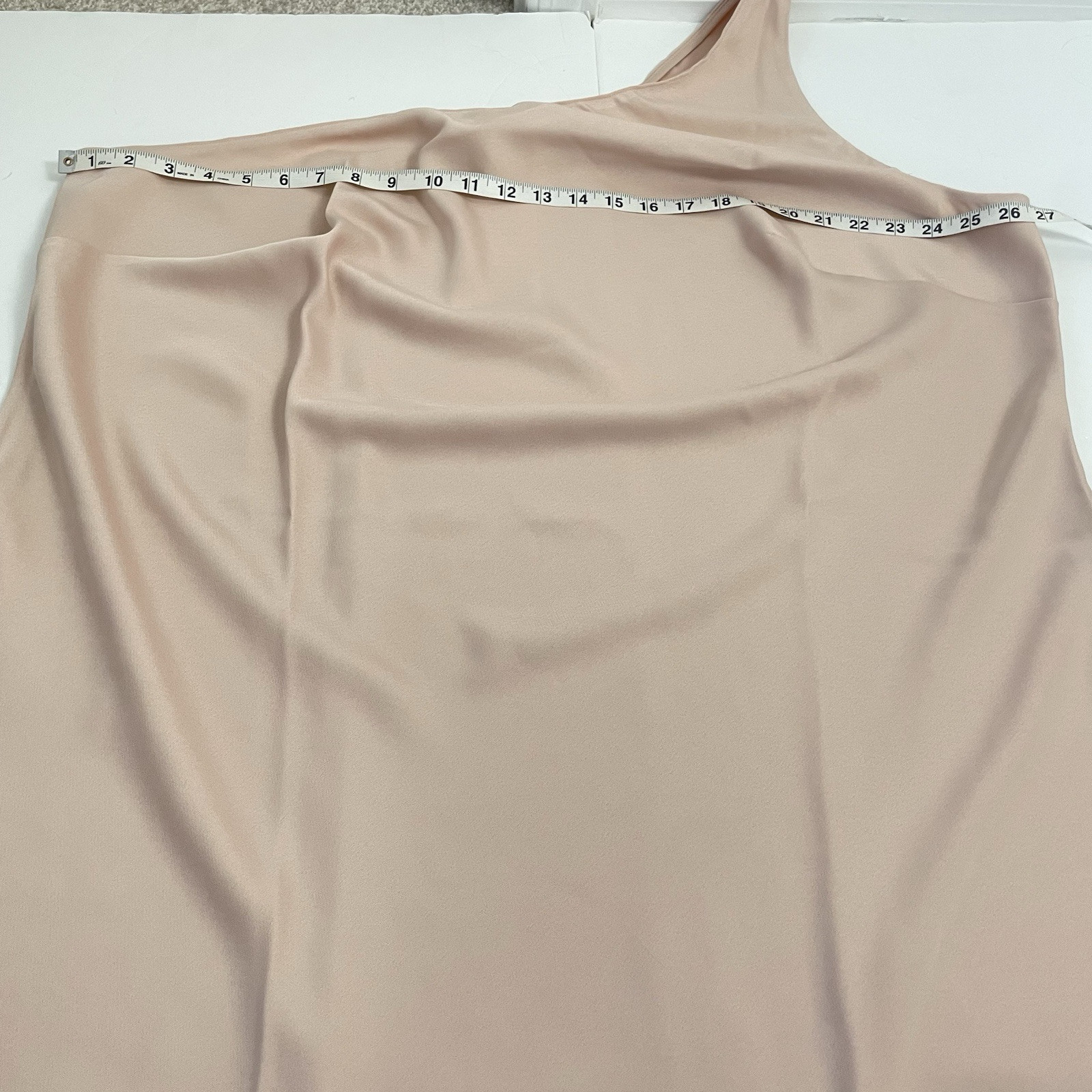 NWT BHLDN Audrie One Shoulder Midi Dress Size 26W in the color Oyster
