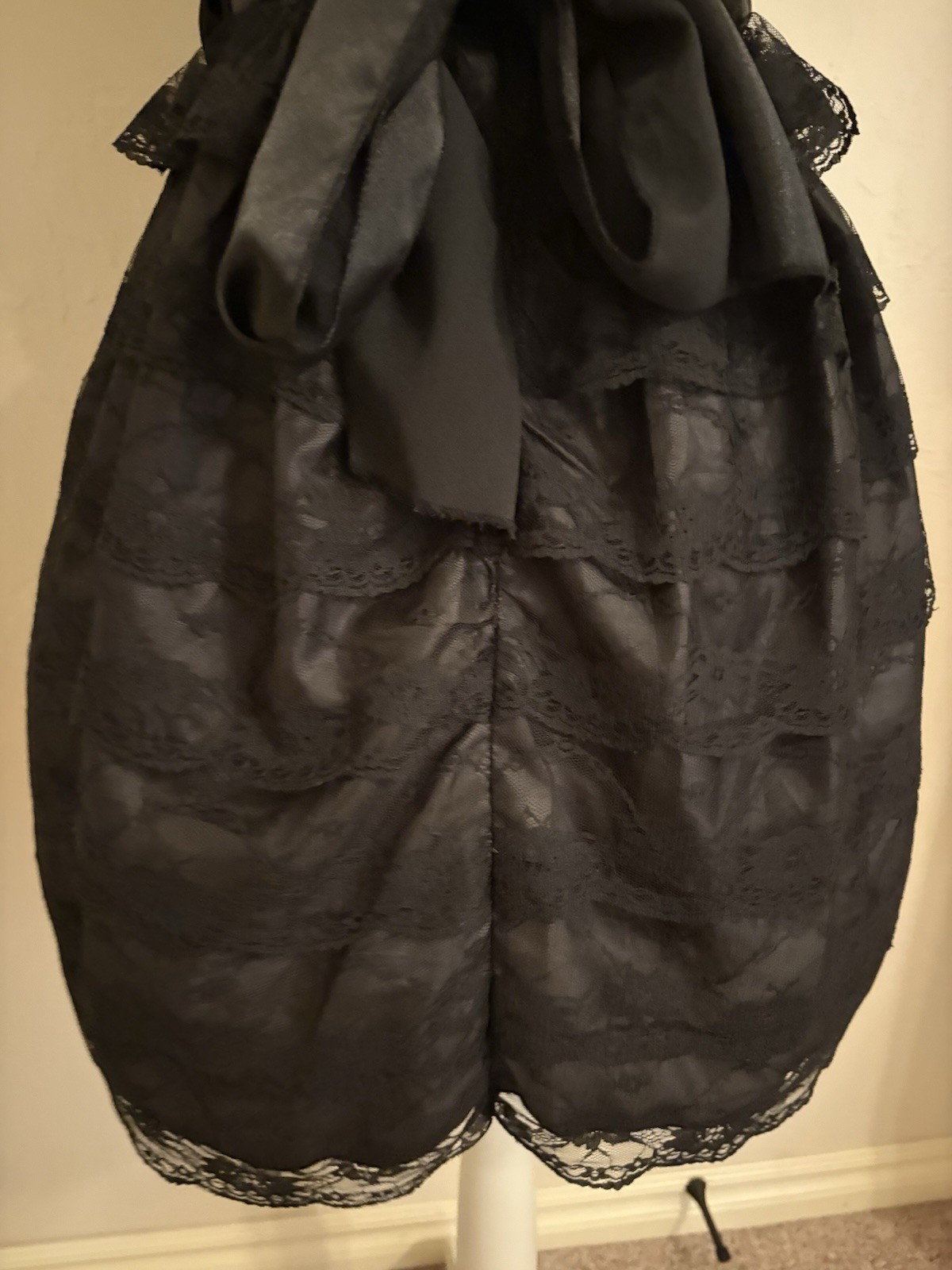 Y2K Black Strapless Dress
