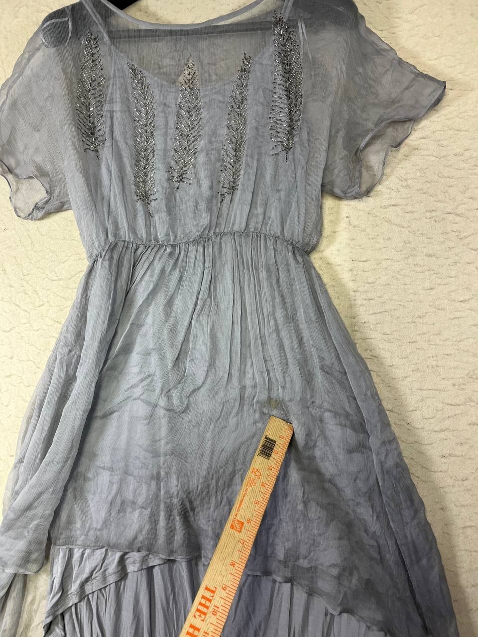 Tart Silk Short Dress Short Sleeve Size Medium Elastic Waistband See Pics