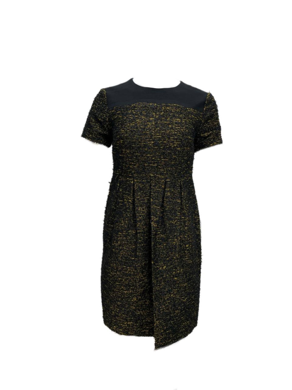 EMERSON Women’s Black Round Neck Shoft Dress #7114 4 NWT