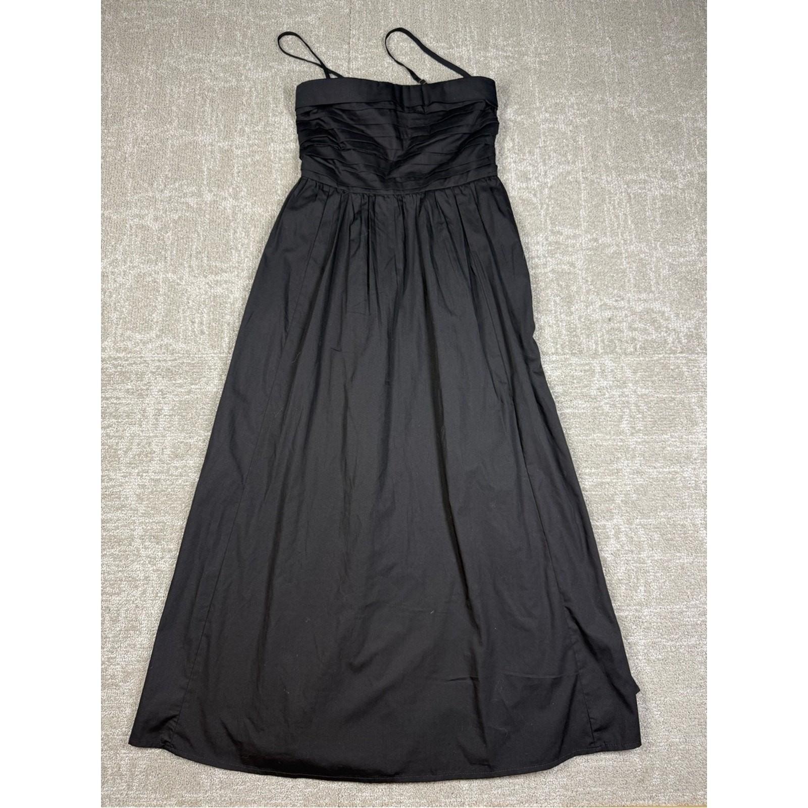 Abercrombie and Fitch Black Midi Removable Strap Dress Size XSP
