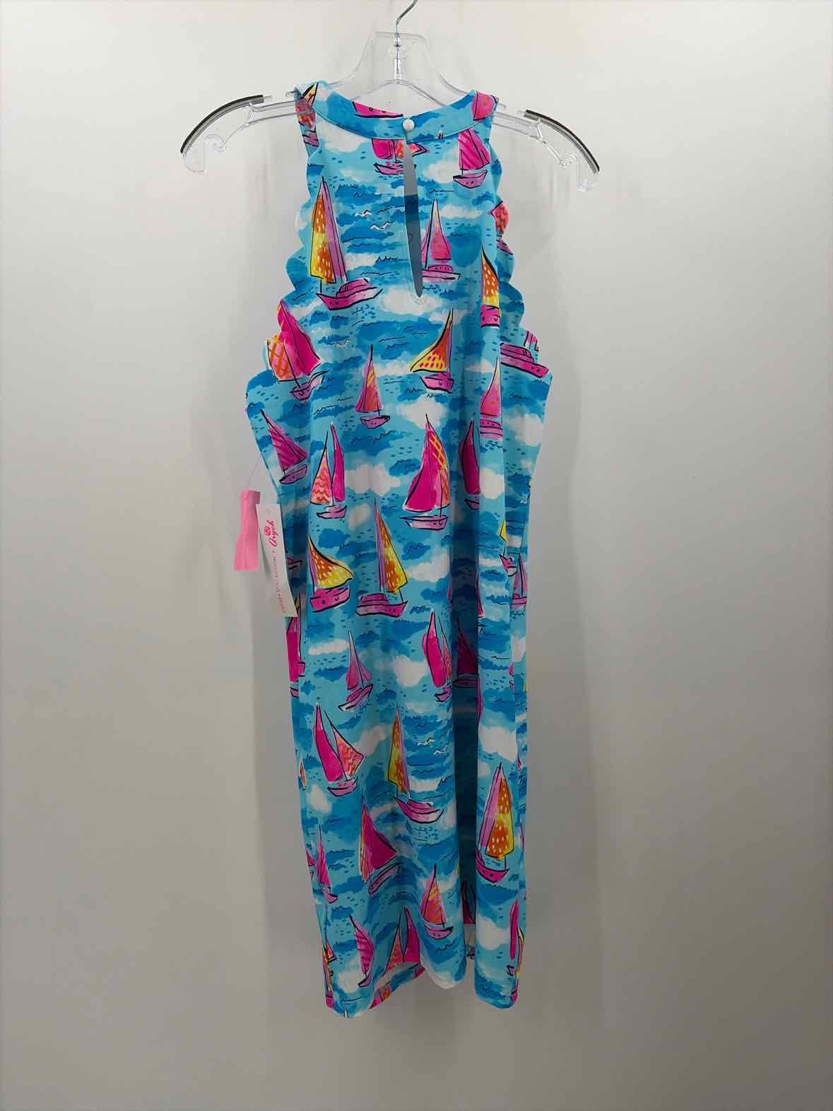 Pre-Owned Aryeh Blue Size Medium Knee Length Sleeveless Dress