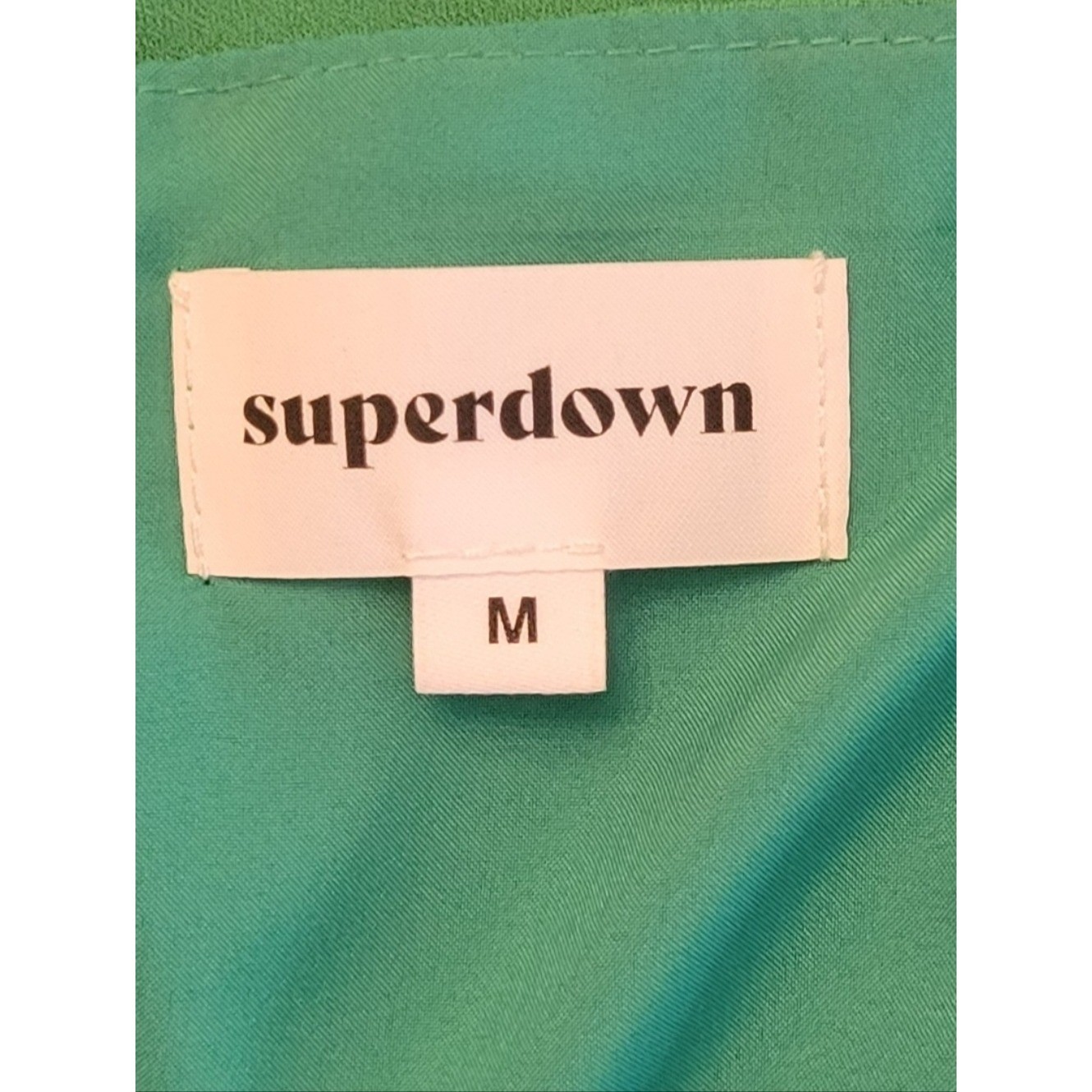 Revolve Superdown Addison Kelly Green Maxi Slip Dress Size Medium