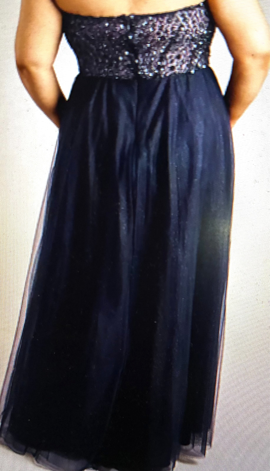 NWT-Jules&Cleo-Glitter Sheer Beaded Bodice Strapl’s Tulle/POCKETS-Sz 18-Ret $300
