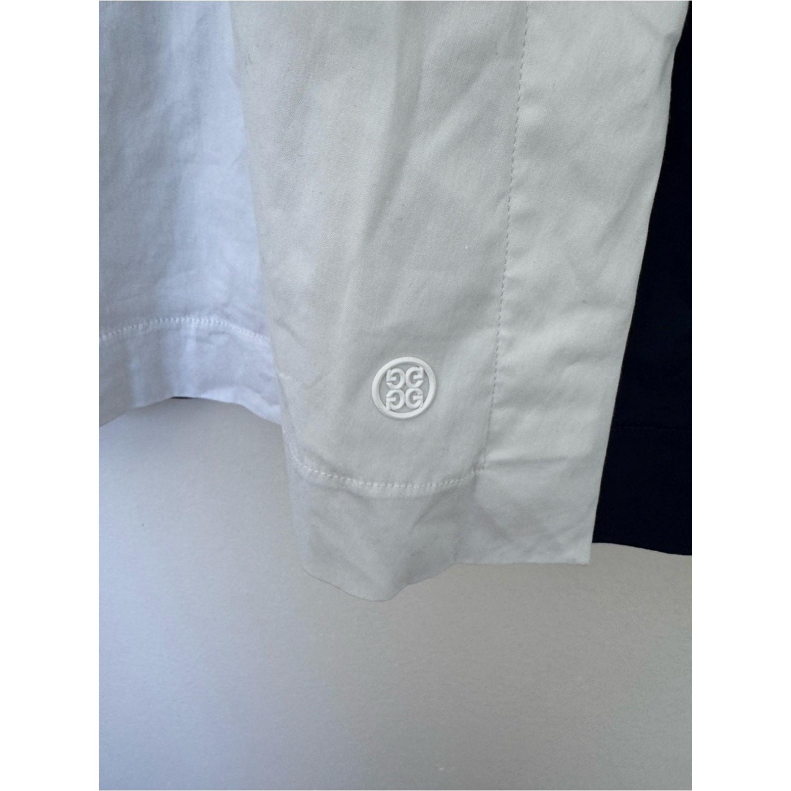 G/FORE Colorblock Sleeveless Golf Dress White Navy size 2
