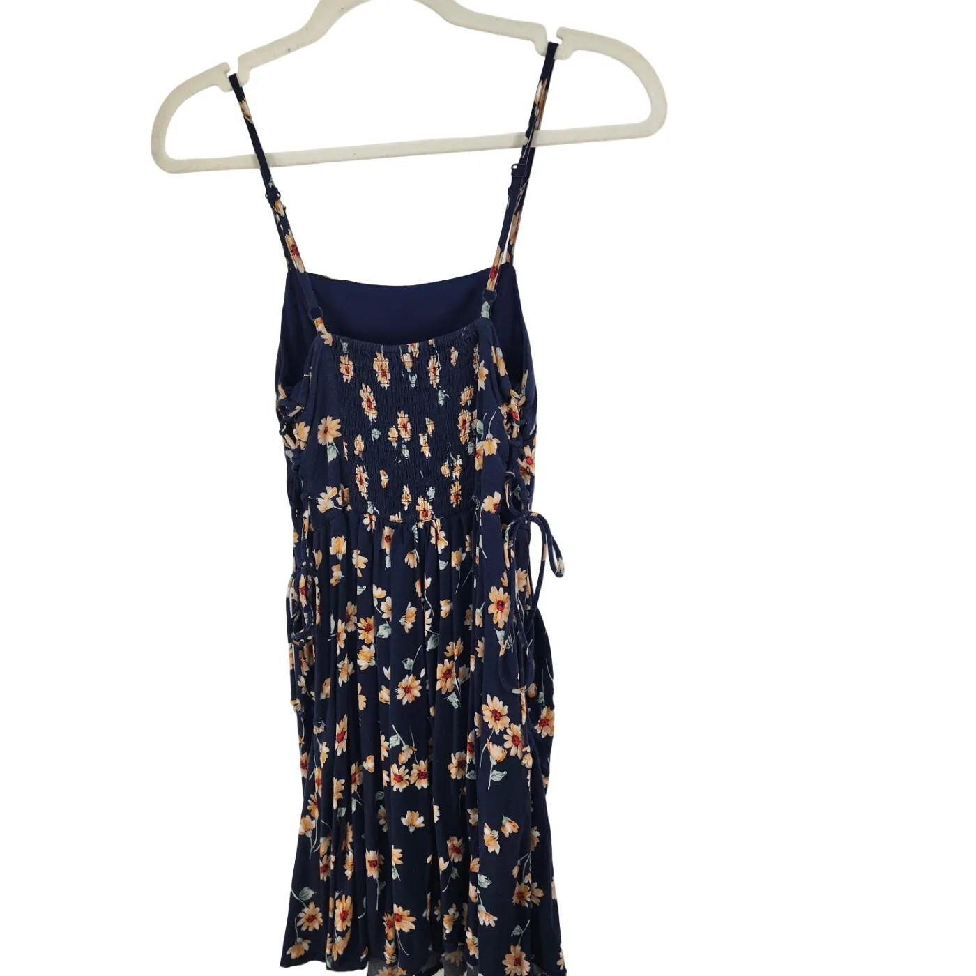 My Michelle Floral Lace Up Tie Side Mini Dress XS