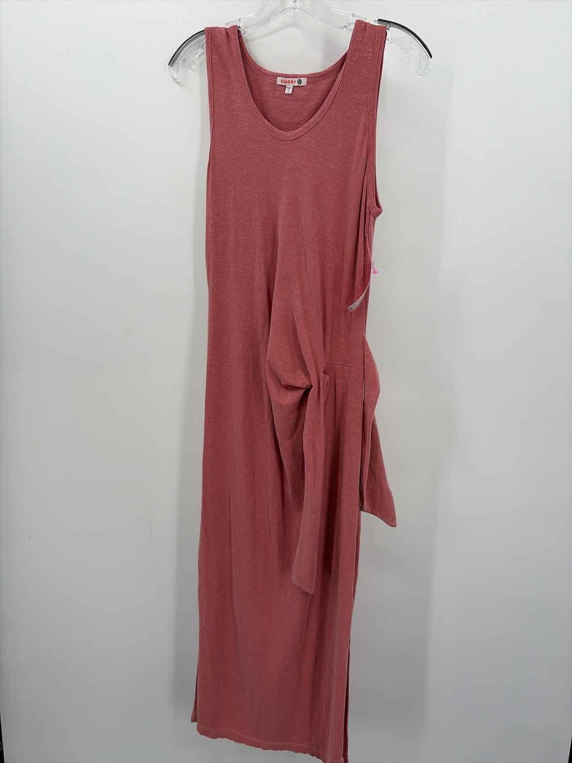 Pre-Owned Sundry Pink Size 1/Small Maxi Sleeveless Dress