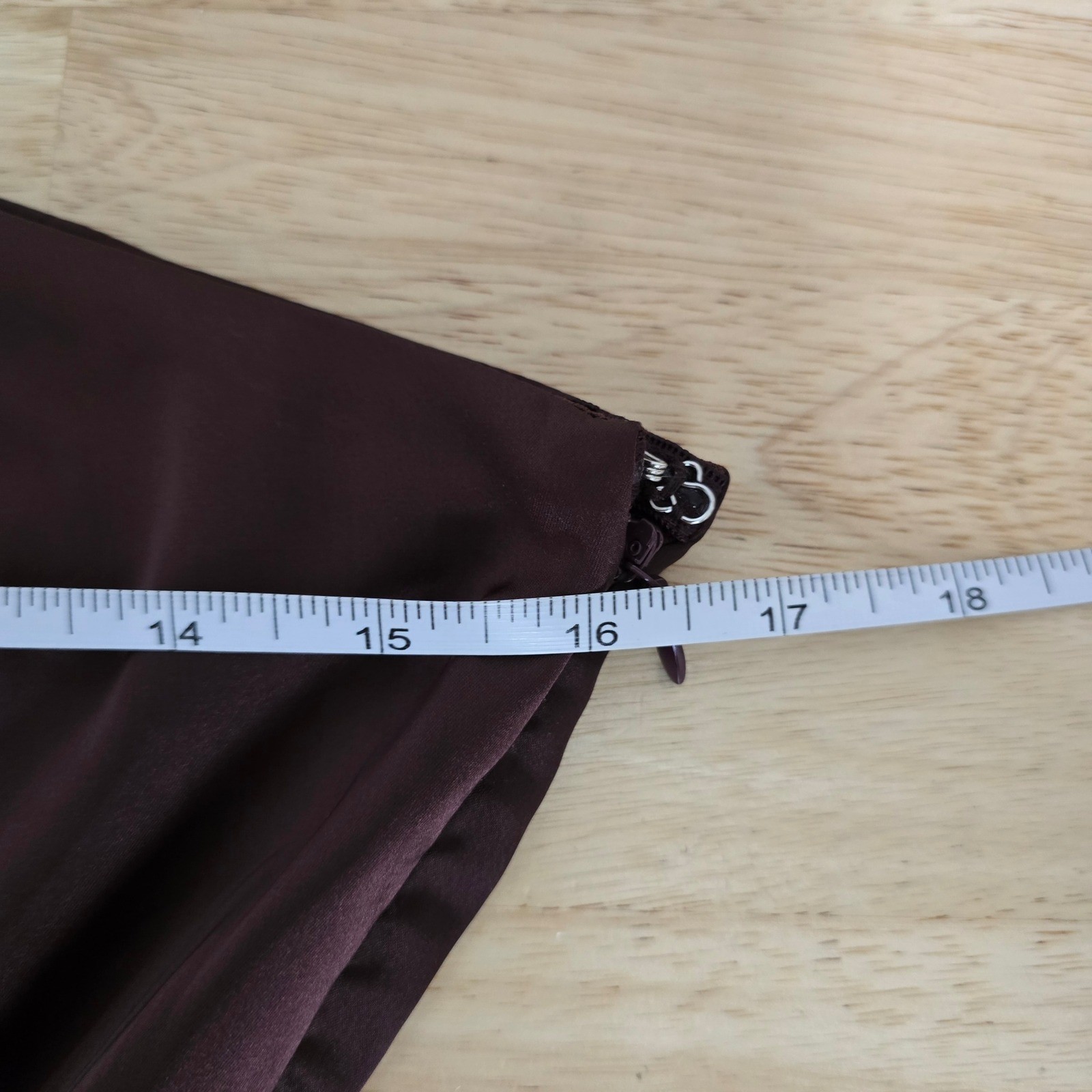 NWT Baltic Born Celia One Shoulder Midi Dress Clove Brown Wrap Tie Size Medium