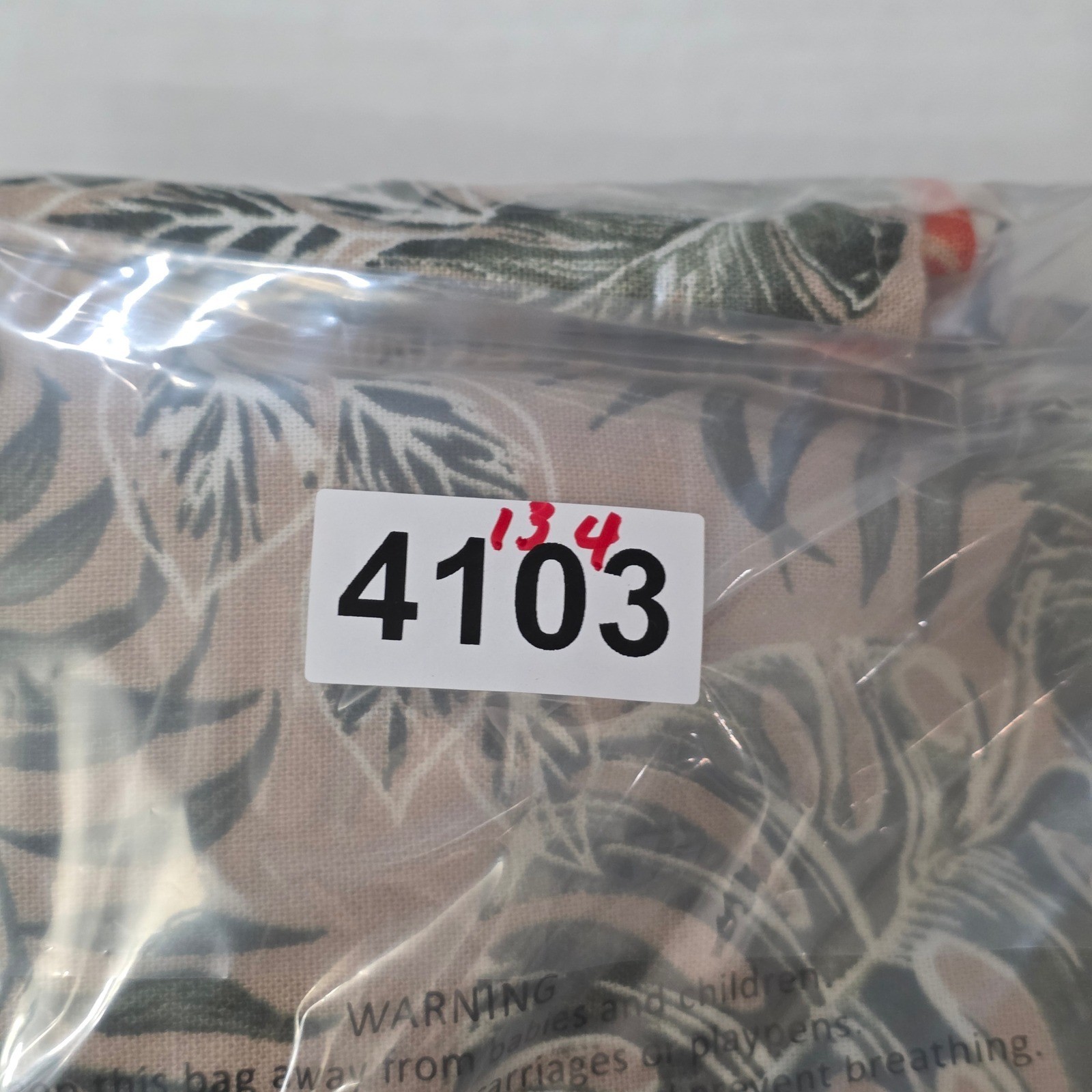 Koton Tropical Leaf Print Midi Dress Women EUR 38 US 6 Beige Green Orange V-Neck