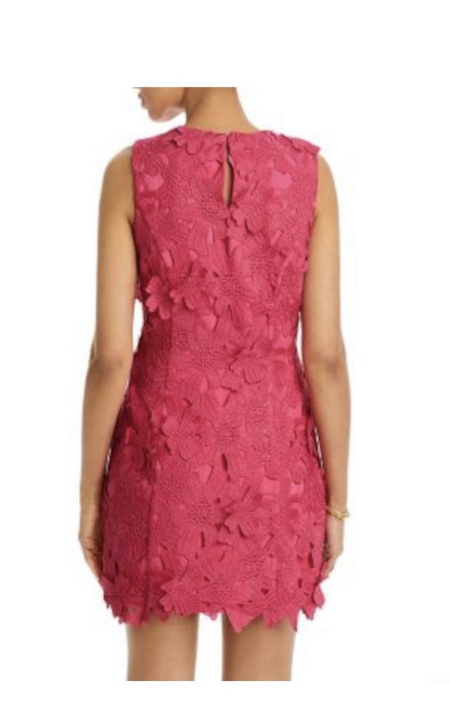 ENDLESS ROSE Womens Pink Lined Back Sleeveless Mini Party Sheath Dress M