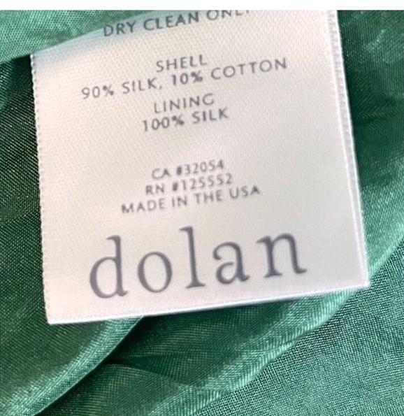 Left Coast by Dolan Ruffled Cocktail Dress Zip A-Line XS.