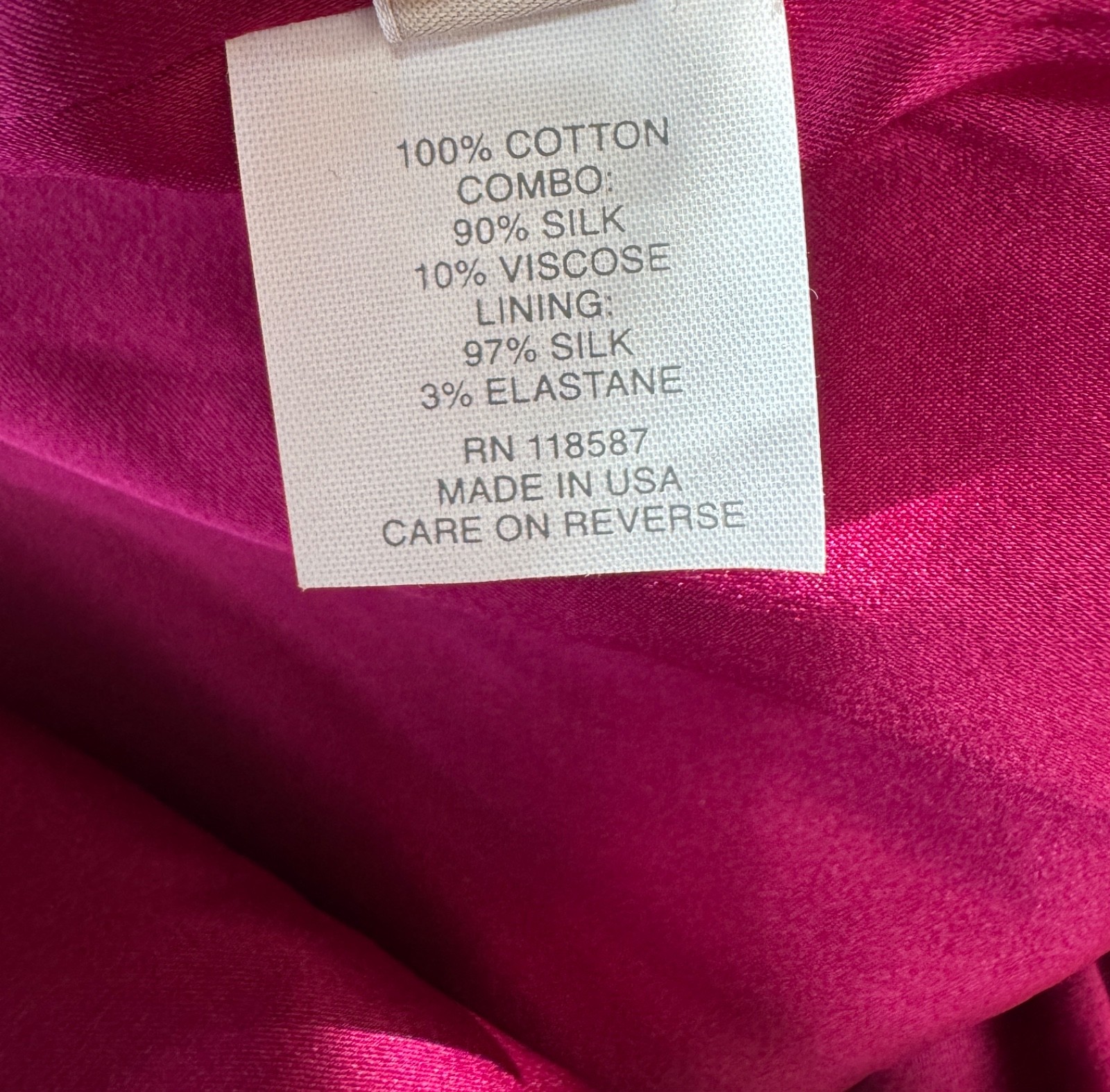 Jason Wu Auth Pink Cotton Stretch Dress 6 US 42 IT M Zip Sleeveless Silk Lined