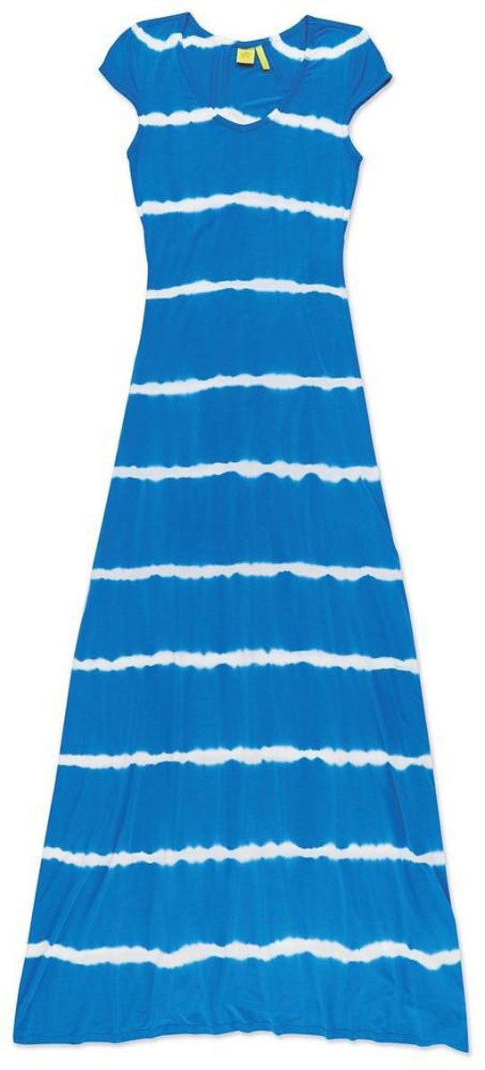 Dakine Malana Maxi Dress Women’s Medium Blue Surf Tie Dye New