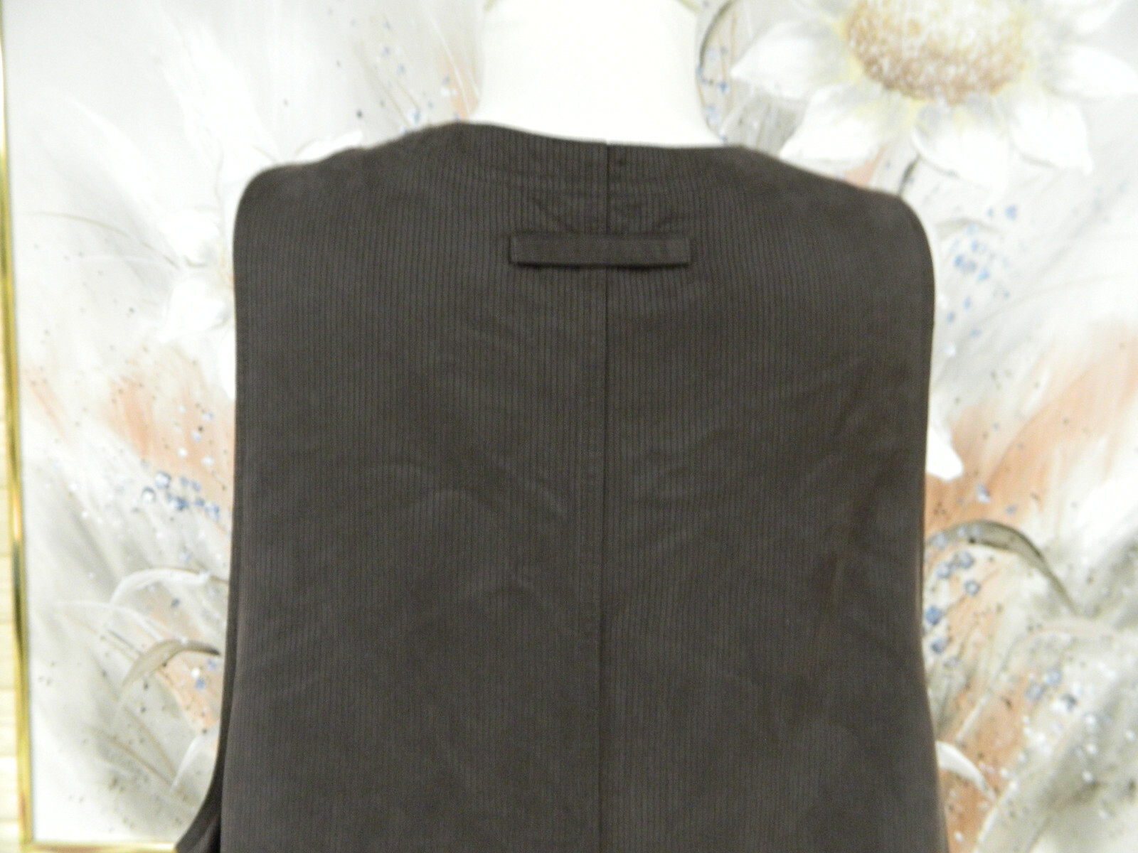 NWT ELEGANT HSZ STUDIO SZ LARGE / LYOCELL CHOCOLATE LIGHTLY RIBBED JUMPER DRESSS