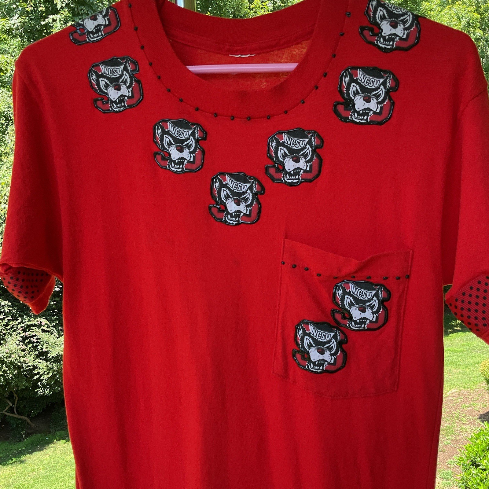 NC State Wolfpack Mini Dress Wmn College Student Gameday Cotton Handmade NCSU