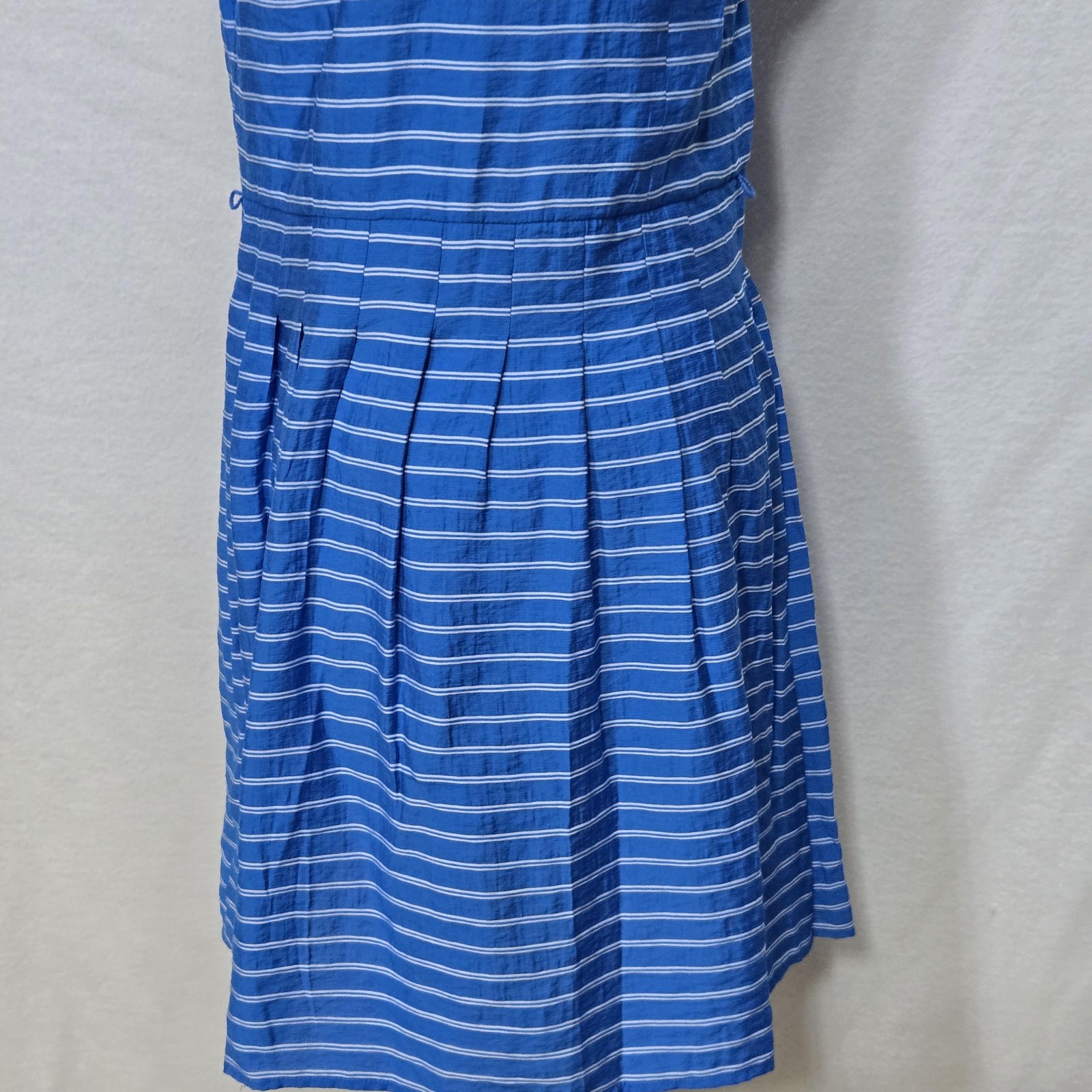 Covington Dress Womens 6 Striped Sleeveless Shirt Pocket Casual Summer Sundress