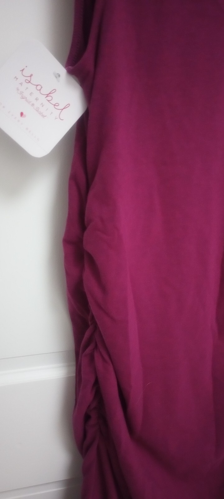 Isabel Maternity by Ingrid & Isabel Tank Dress M Berry Heather NWT