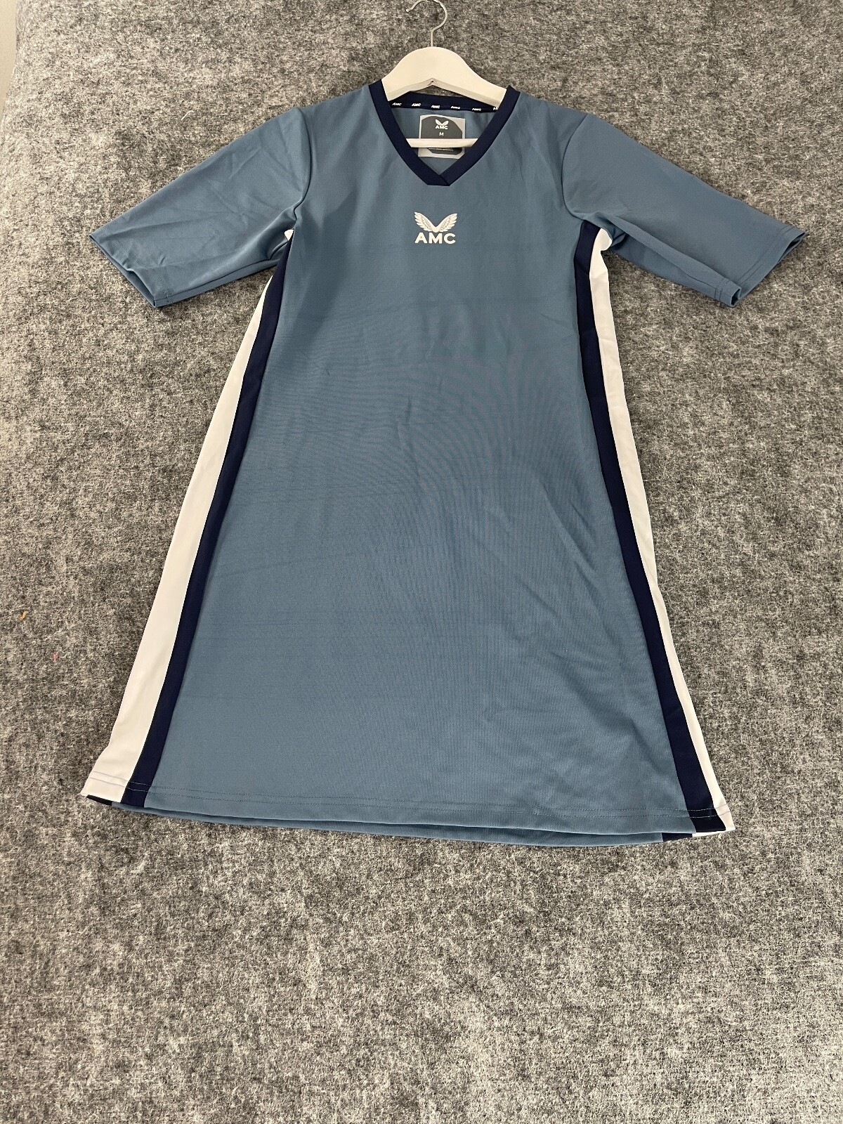 Castore AMC Dress Womens Medium Tennis Shift Mini Sheath Blue N328
