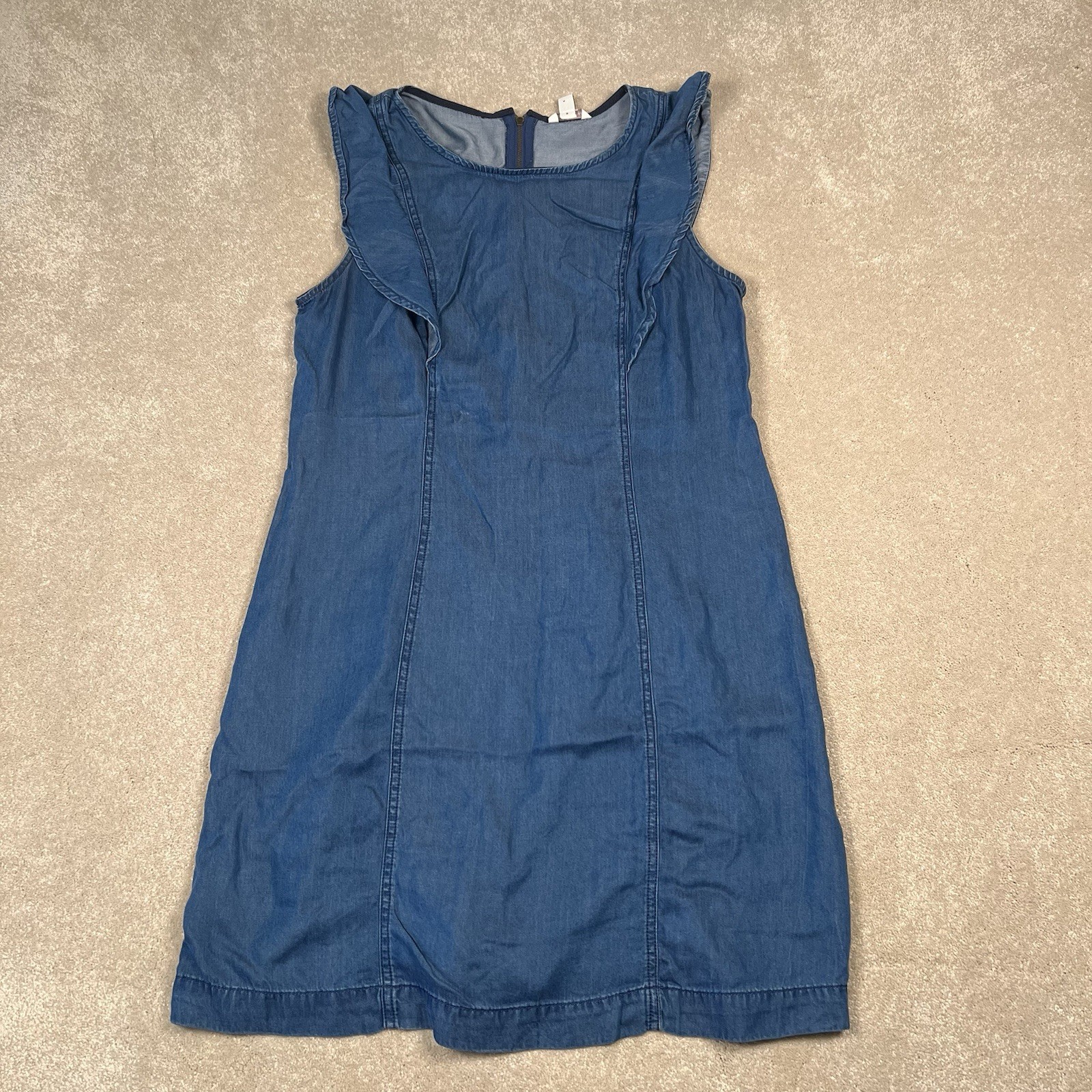 Cato Dress Blue Lightweight Breathable Midi Sleeveless women’s Large
